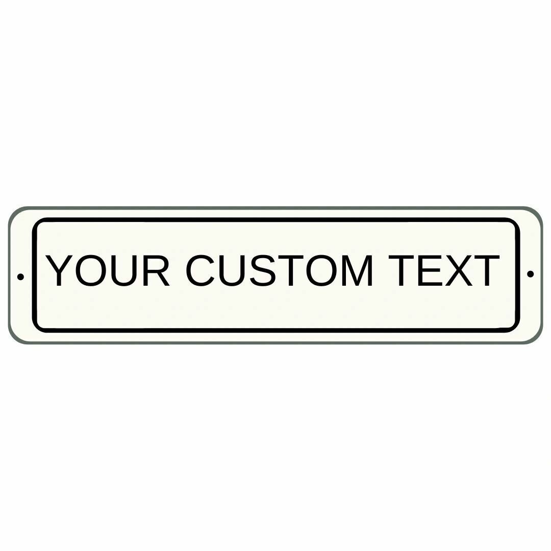 Custom Personalized Aluminum Street Sign Outdoor Indoor Great Gift for Everyone