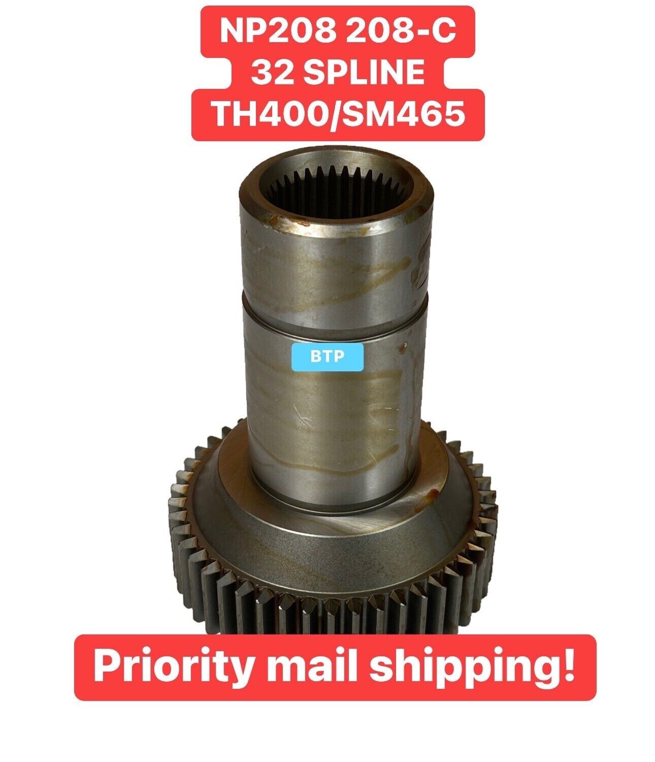 NP208 Chevy Gmc TRANSFER CASE 32 SPLINE Input Shaft TH400 SM465 331670B