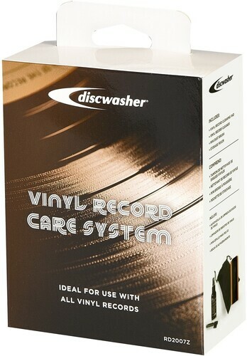 Discwasher RD2007Z D4+ Record Care System With Brush and Fluid Gift Box [NEW]