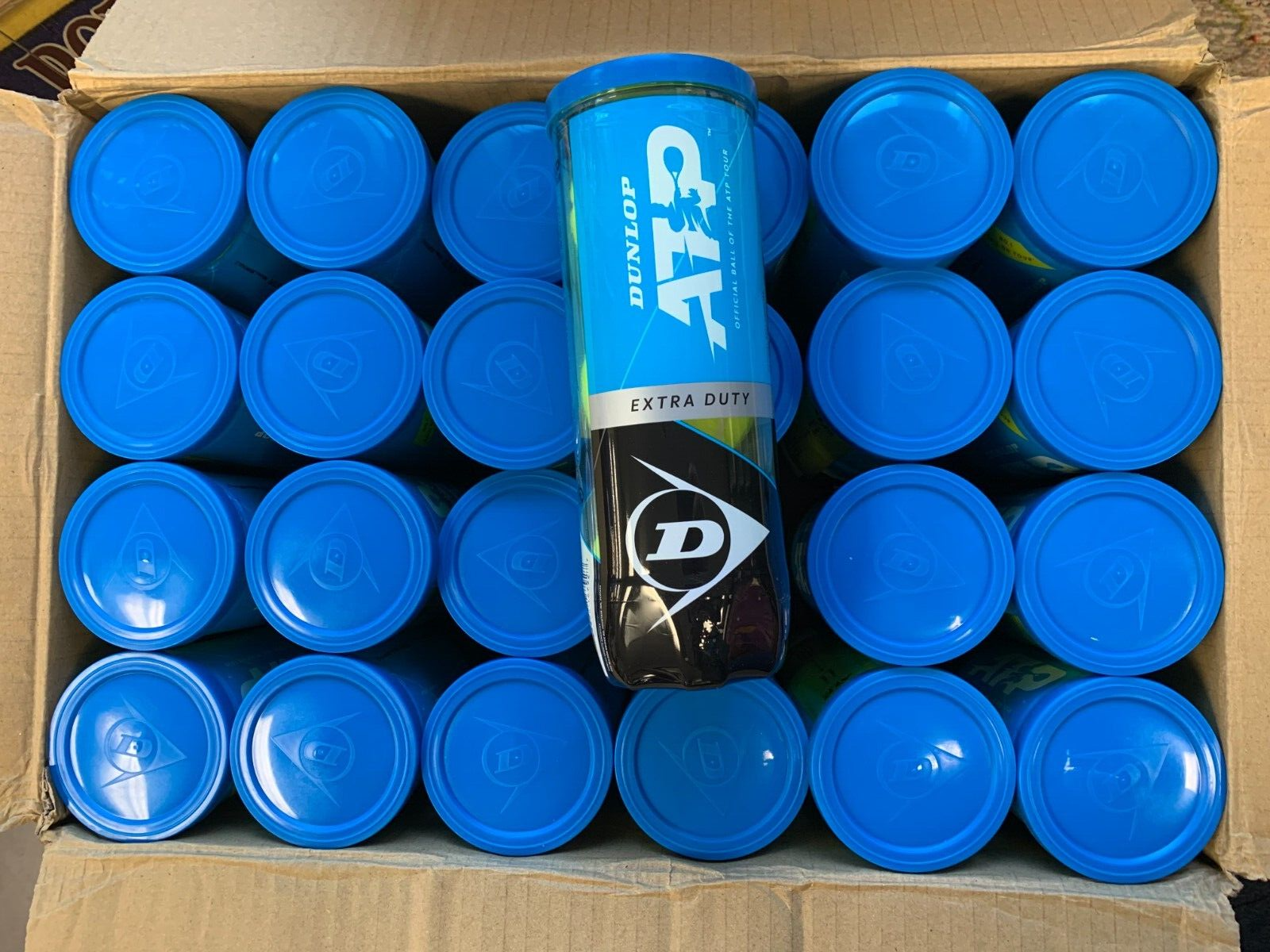 Dunlop ATP Extra Duty Tennis Balls, hard court balls, NEW, sold by the case