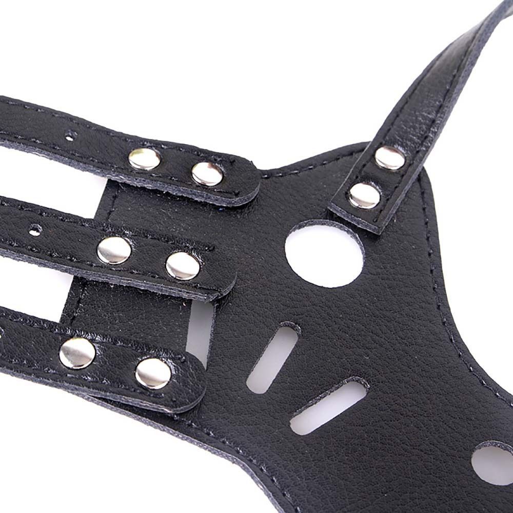 Soft Leather Muzzle for Dogs Anti-Biting Secure Adjustable and Breathable Muzzle