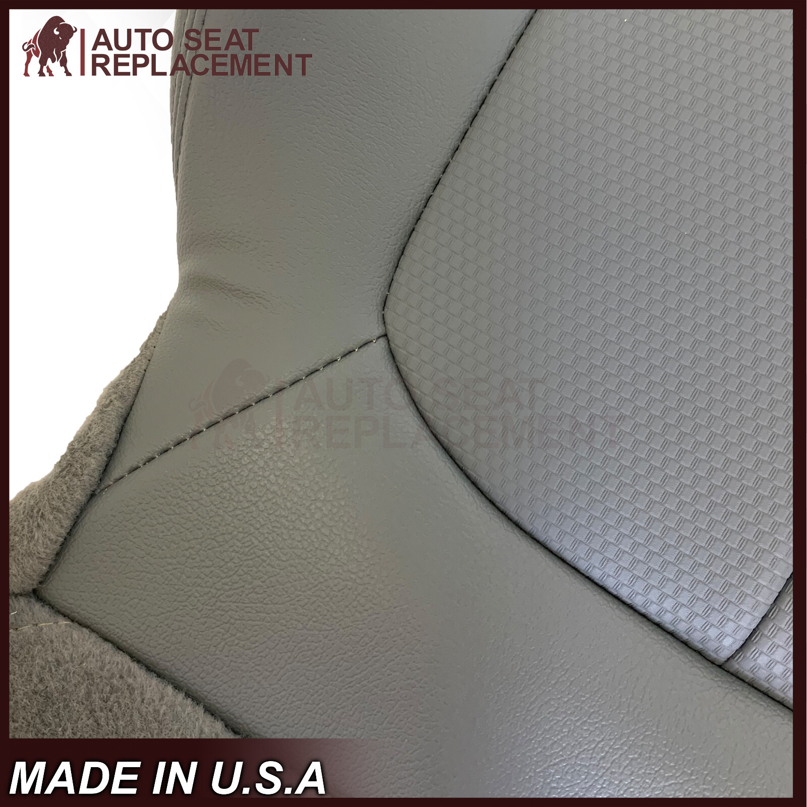 2011 - 2016 F250 F350 F450 XL WT Driver Bottom In Gray Seat Cover & Cushion Foam