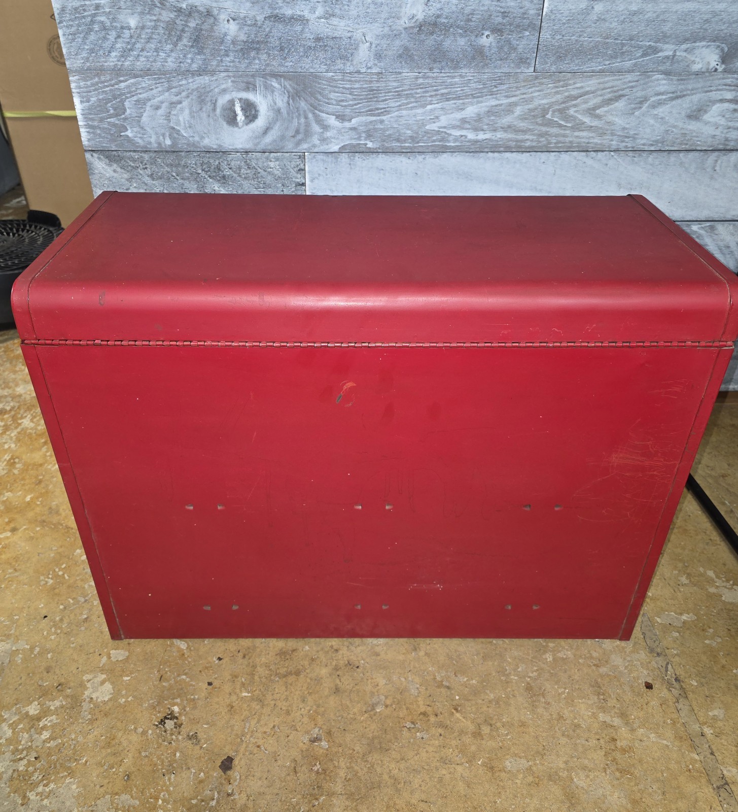 Proto Professional Vintage 10-Drawer Red 26" Top Box Chest USA NO LOCK/KEY 1970s