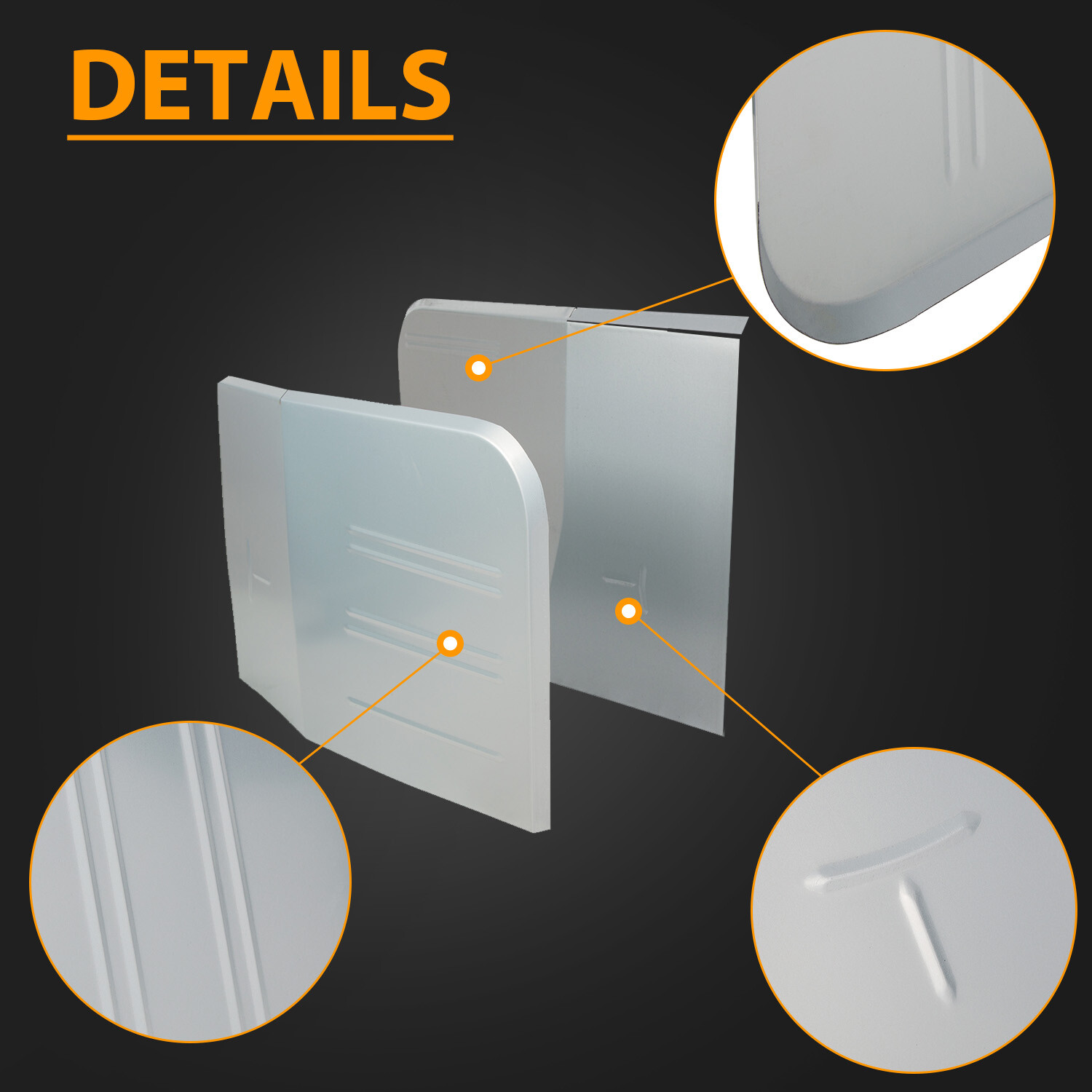 For 1967-1979 FORD F100 F150 F250 F350 & BRONCO FRONT FLOOR PAN PAIR