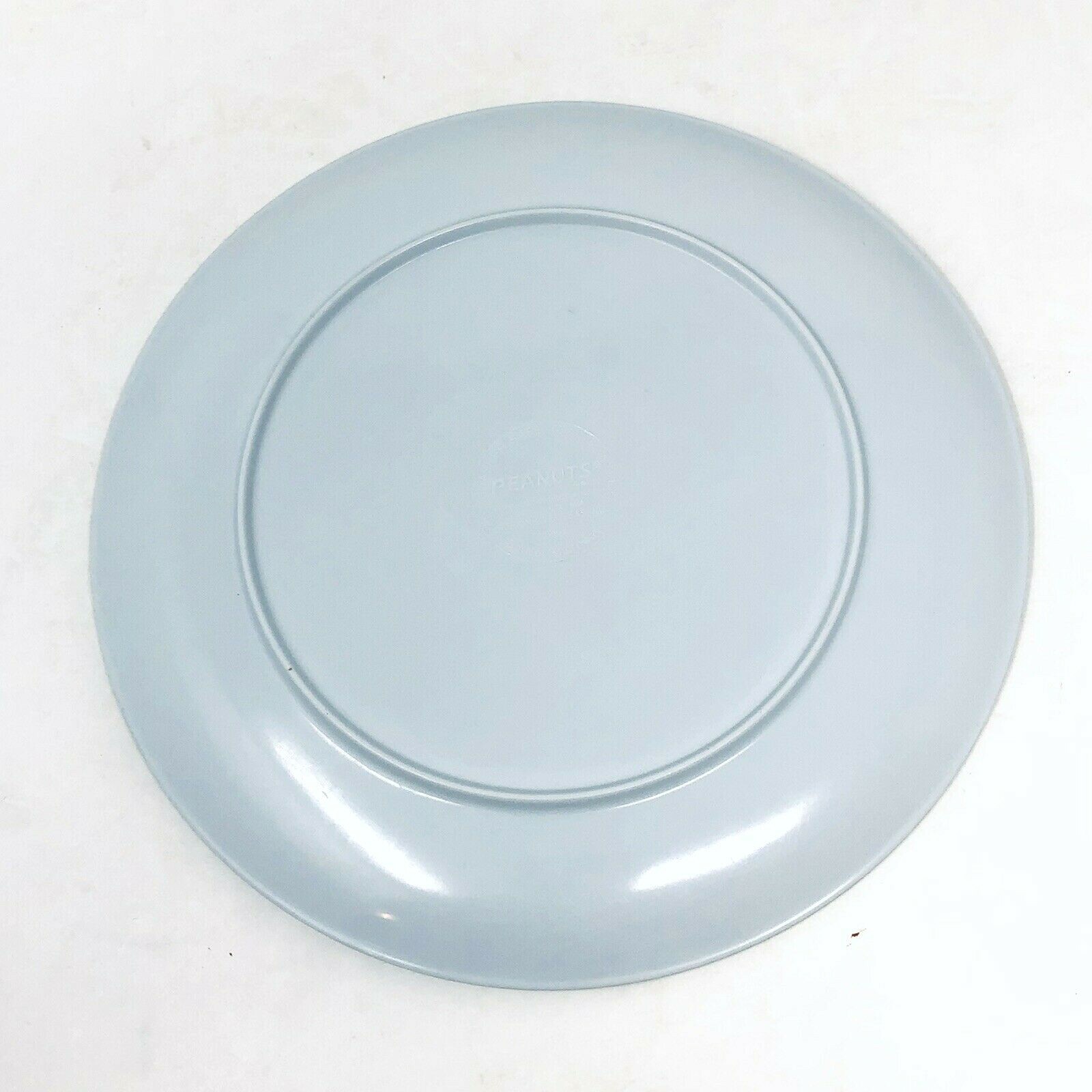 Snoopy Peanuts "Support Our Troops" USA Texas Flag Melamine Plate 8"