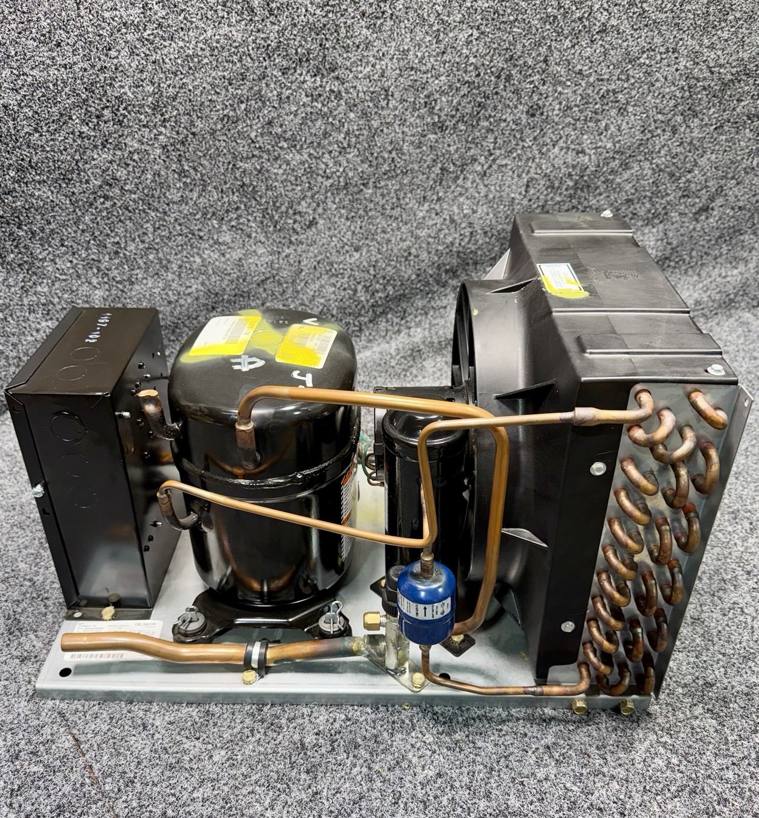 Tecumseh Celseon AKA9442ZNADJ Condensing Unit 1/2 HP, R-404A, 208-230V, 2G213-79