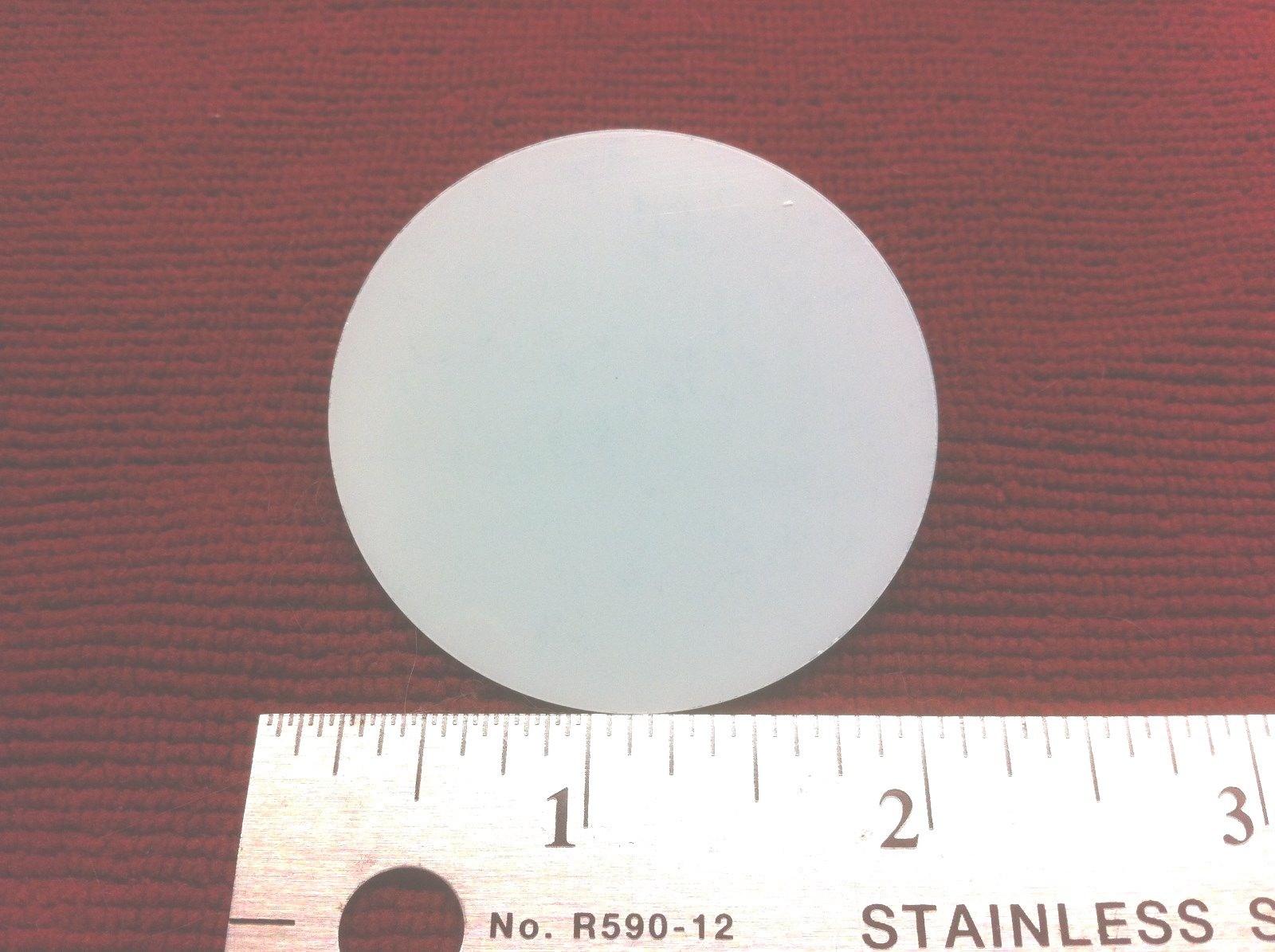 ZnS(Ag) over Thin Film Polyester 2” dia Alpha Radiation Detection Spinthariscope