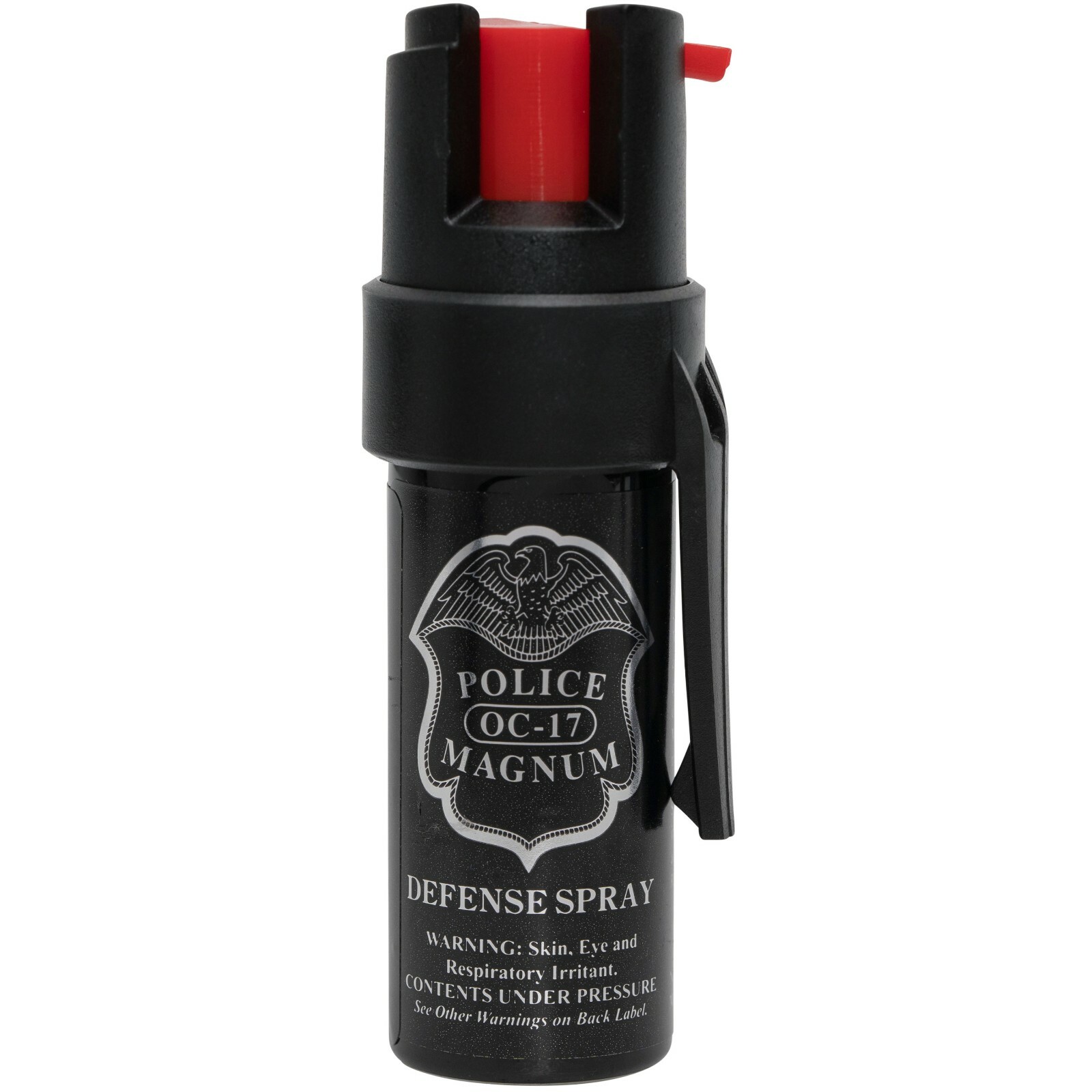Police Magnum pepper spray .50oz pocket clip self defense security protection OC
