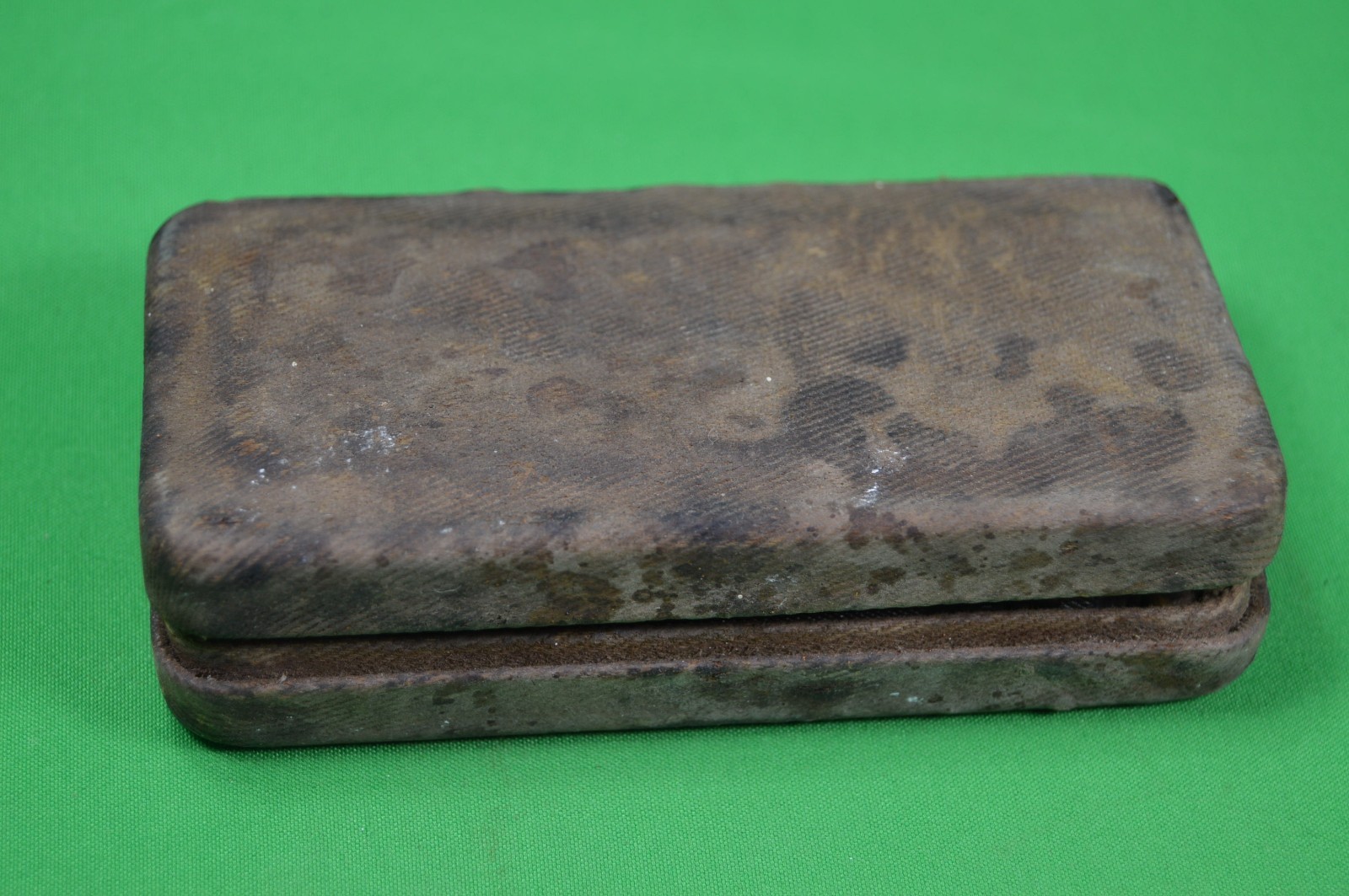 Vintage WWI US Army Issue Gillette Razor Khaki Set In Box W/ Metal Razor Holder