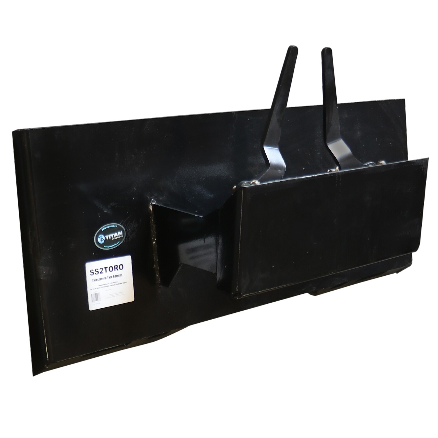 Titan Attachments Skid Steer Quick Tach Adapter, Full Size