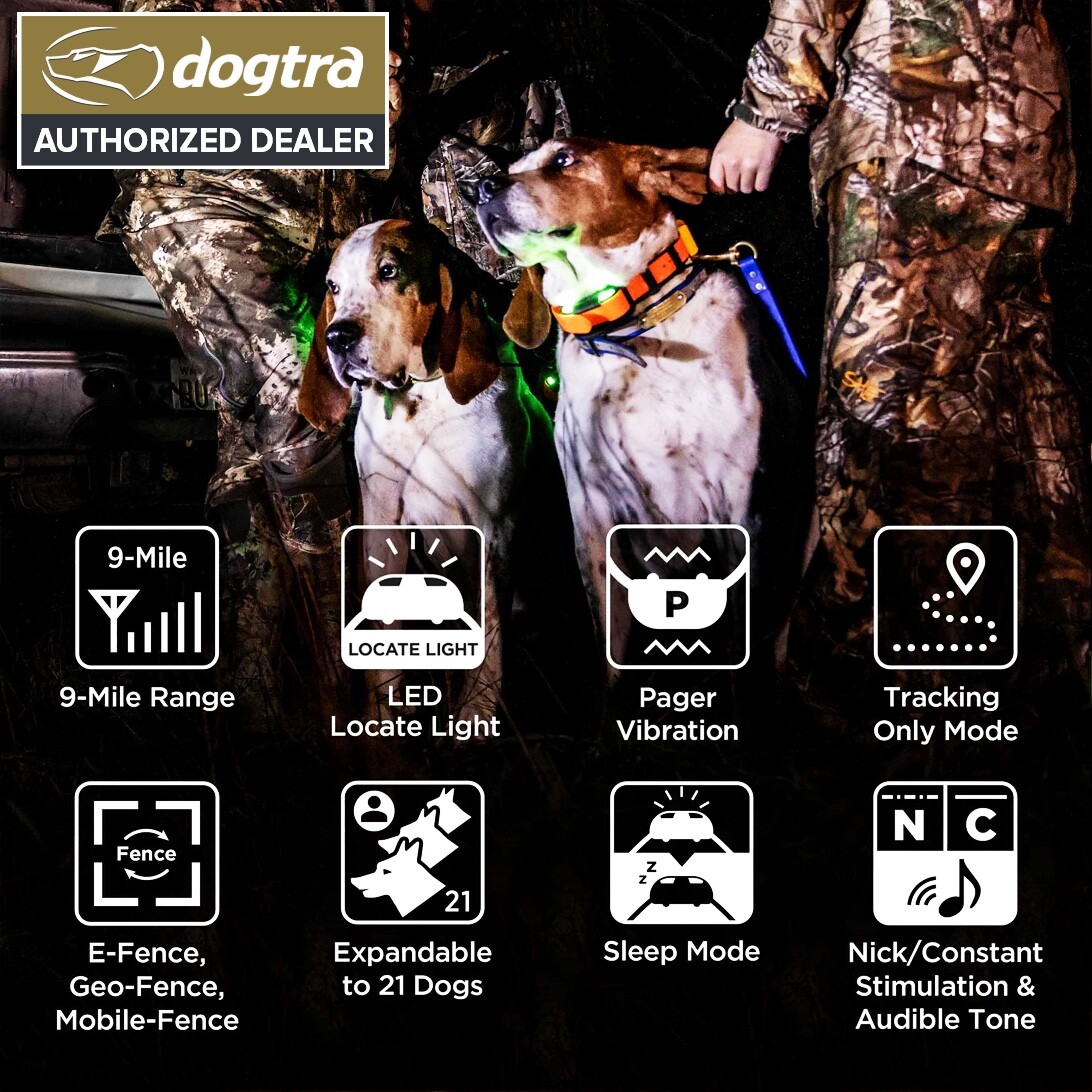 Dogtra PATHFINDER2 GPS Dog Tracking & Training Collar E-Fence LED Light