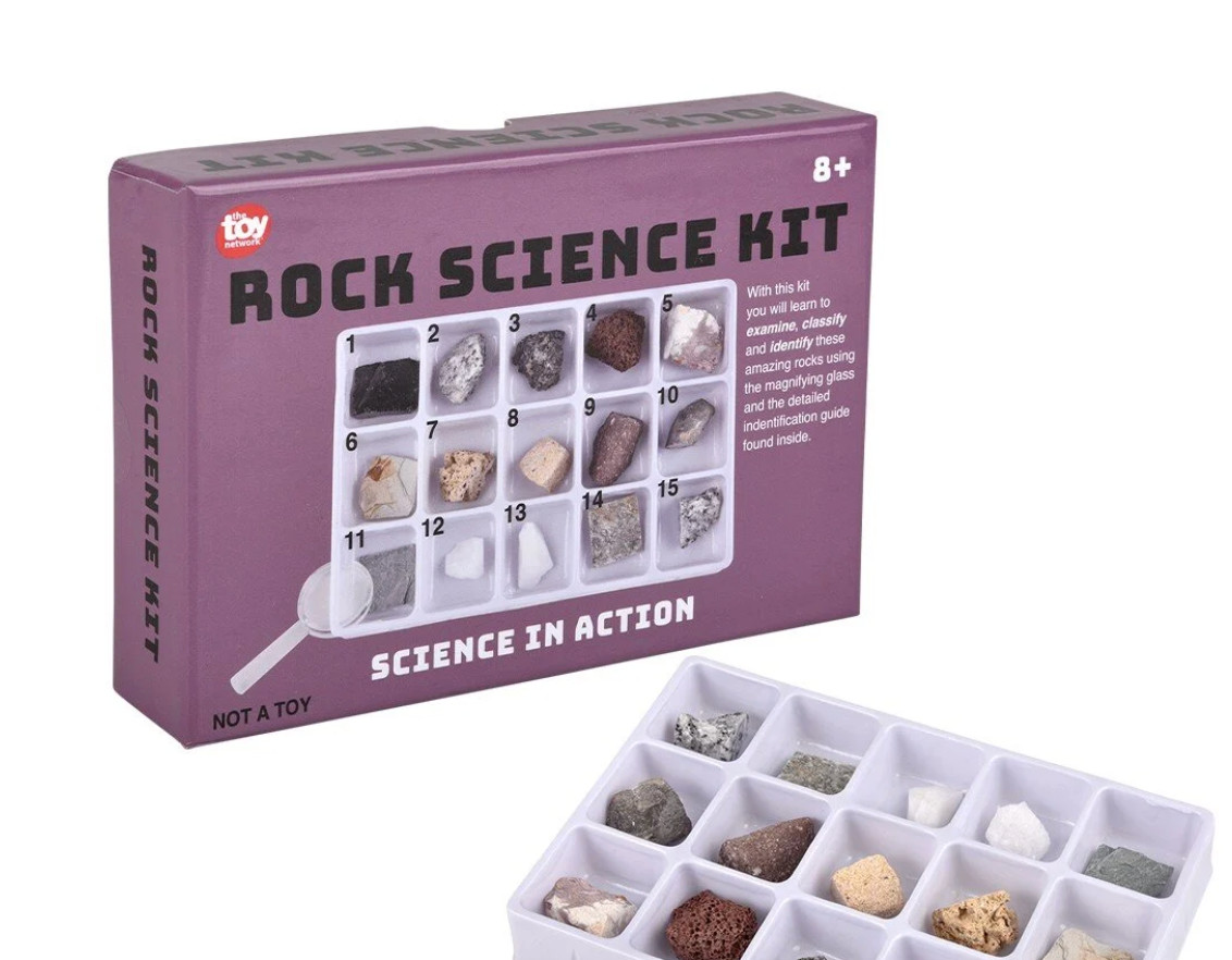 15pc Rock/Mineral Science Kit Specimen for Stereo Microscopes Samples