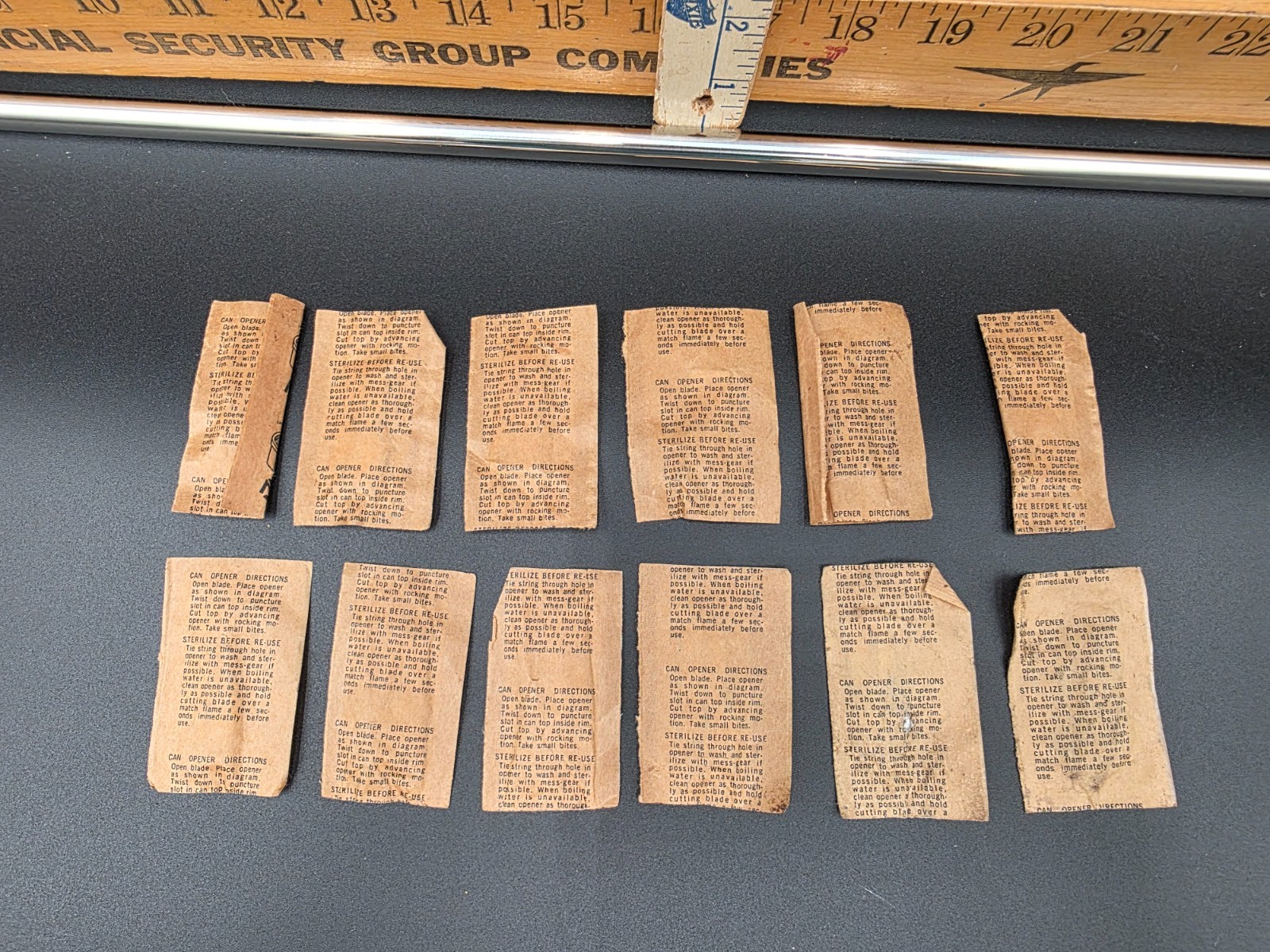 Vintage Vietnam Era US Army MCI C Ration P38 Can Opener Sealed By Shelby CORP