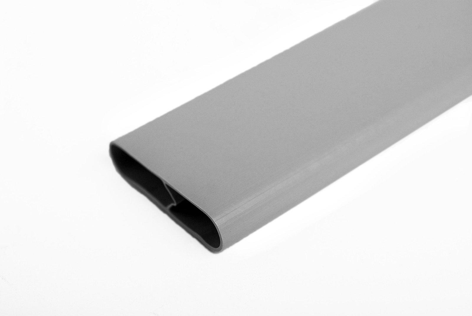 Chain Link Gray Double Wall Tube™ Privacy Slat For 6ft High Fence Bottom Lock