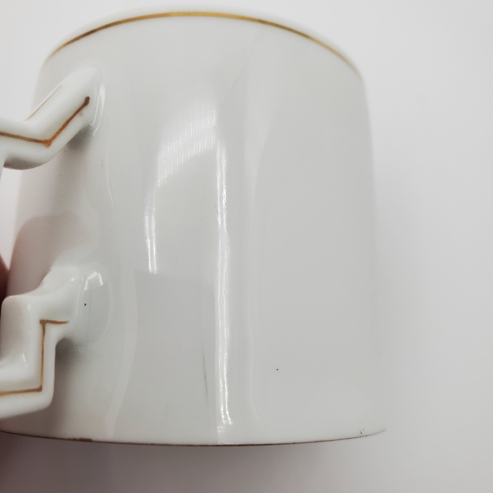 WWI Imperial German Loewen Leuven 1914-16 Belgium Porcelain Cup Schirnding AG