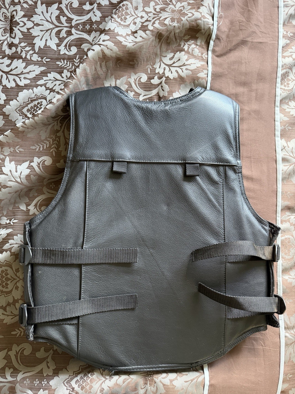 Ride Right Flex Thin Pro Leather Bull Riding Vest Small PG-2400-S