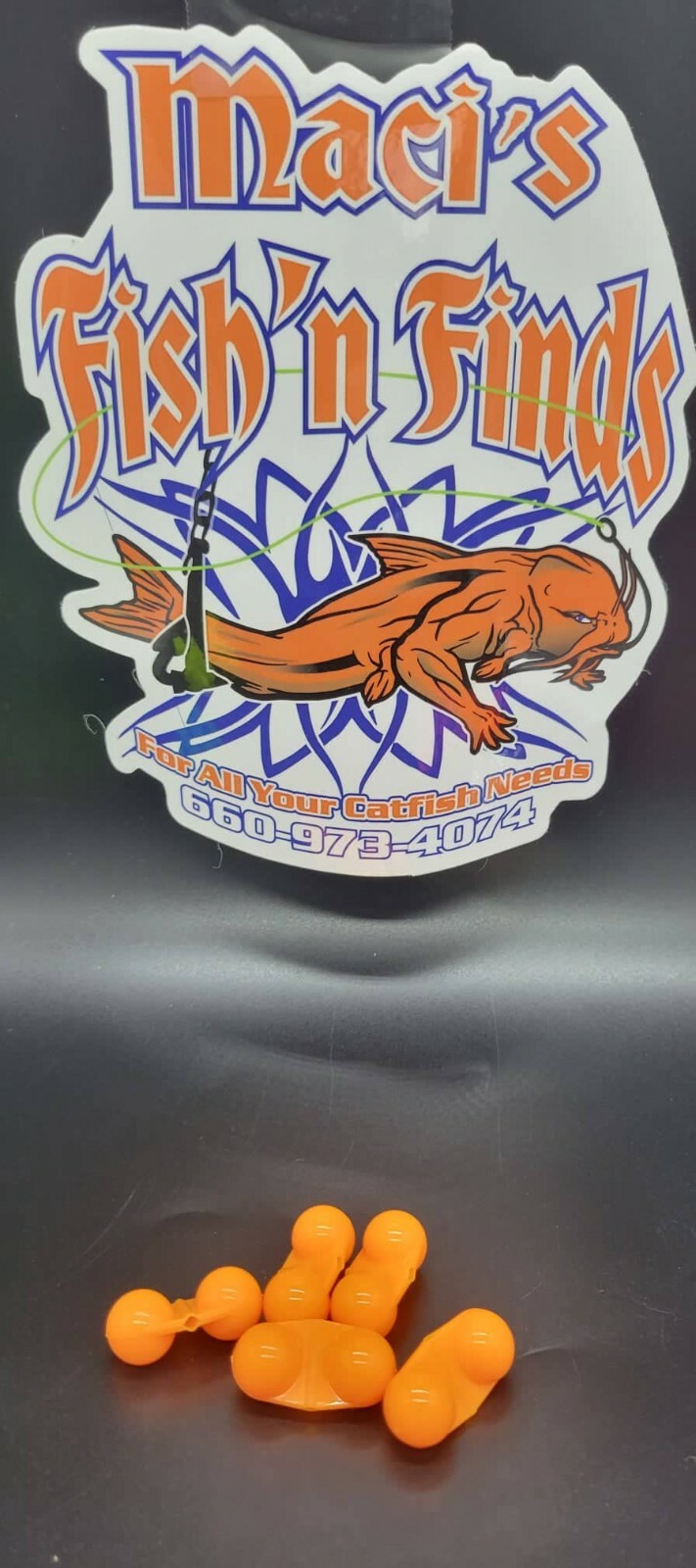 Inline Catfish Rattles Cod Halibut Flatties Bead Rattles Fish Attractant 25 -100