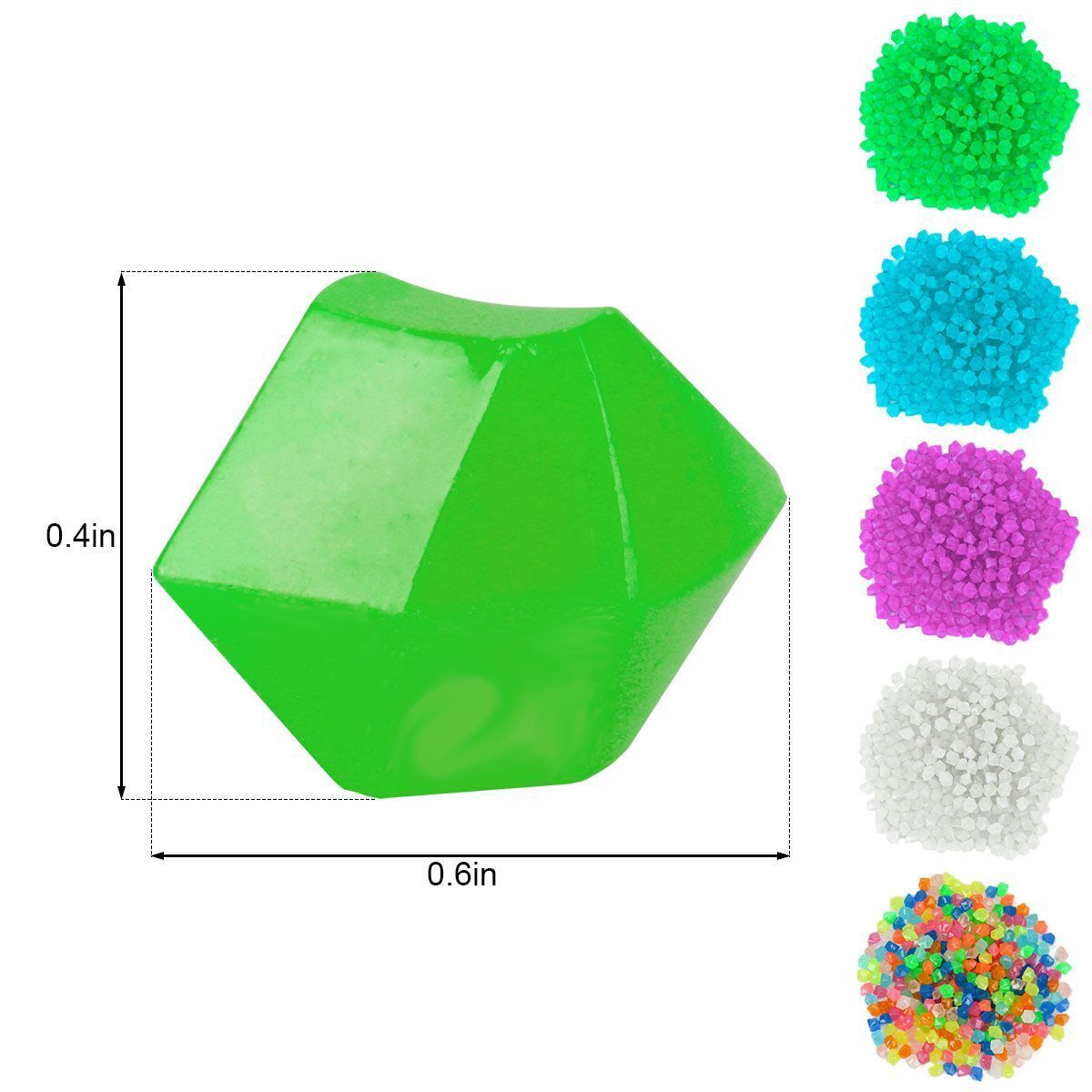 600/300x Glow in The Dark Pebbles Garden Glowing Rocks Fish Tank Luminous Stones