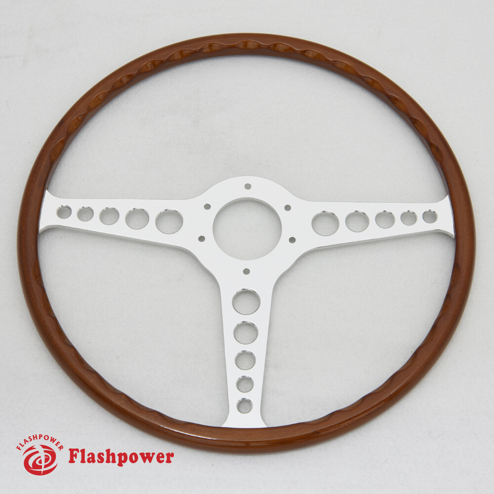 15'' Jaguar E-type Hot Rod Reproduction Original Steering Wheels