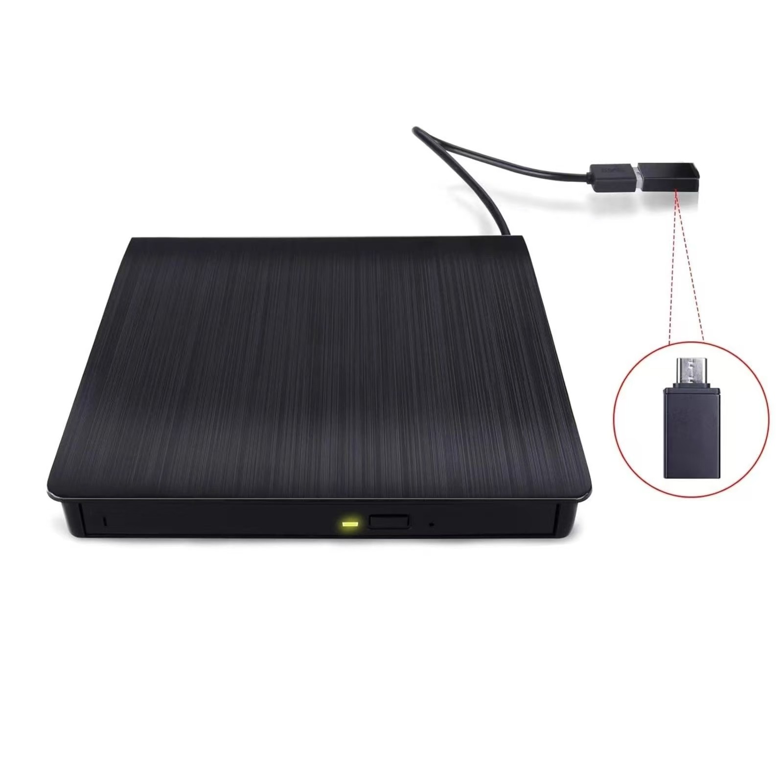 External CD DVD Drive USB 3.0 Player Burner Writer For PC Laptop Windows MacOs