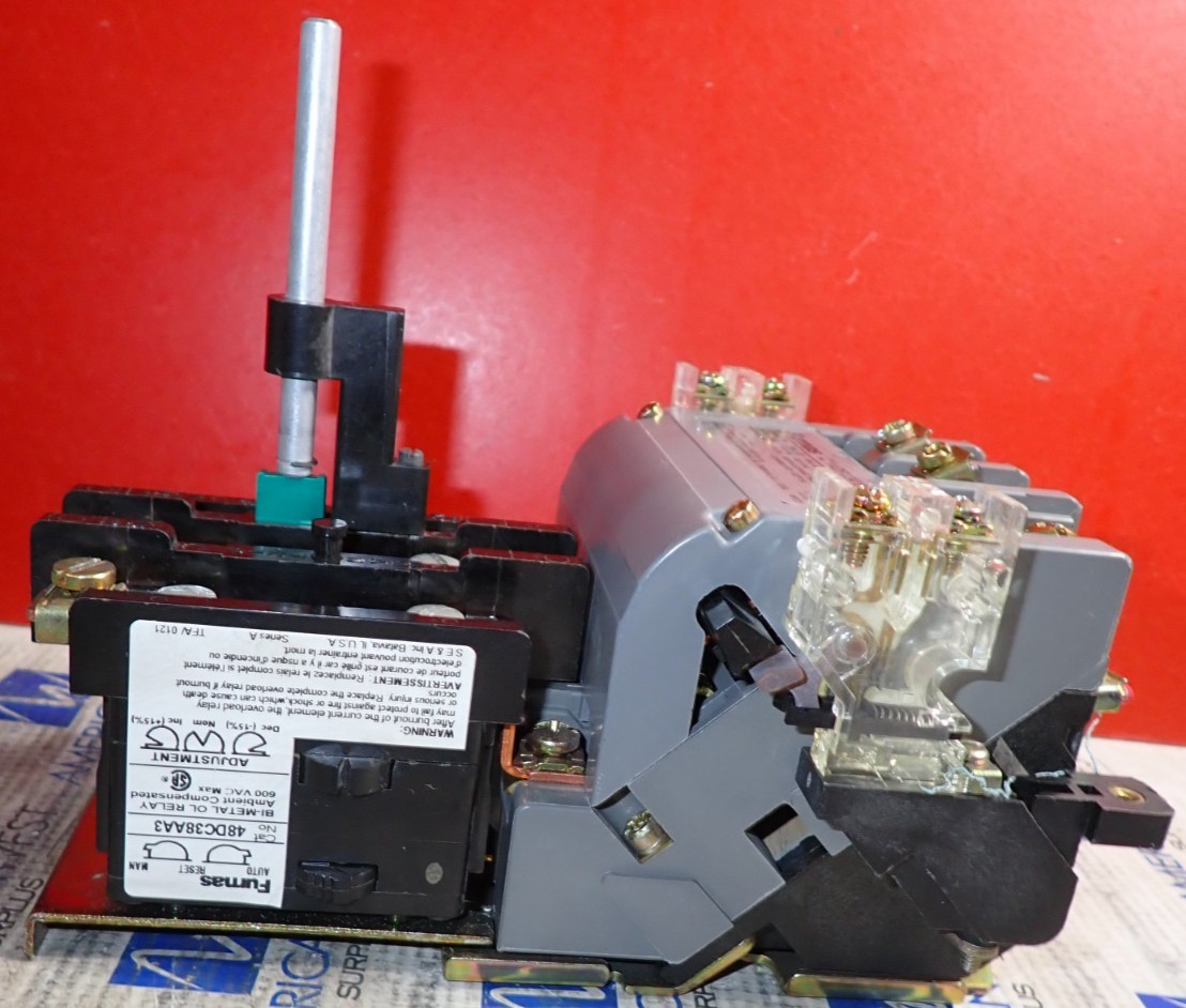 Furnas 14DP32A*81 Size 1 Starter 27 Amp 600VAC 120v Coil 48DC38AA3 TESTED S934