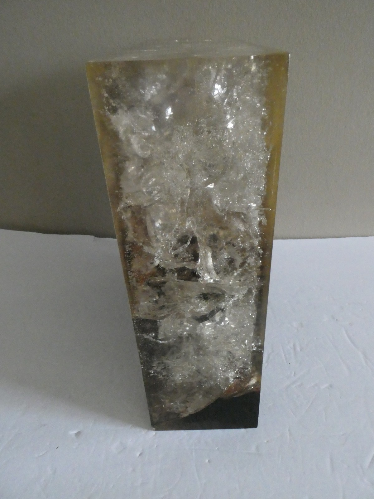 Andrianna Shamaris Cracked Resin Slab Collection 12x12x4 inches