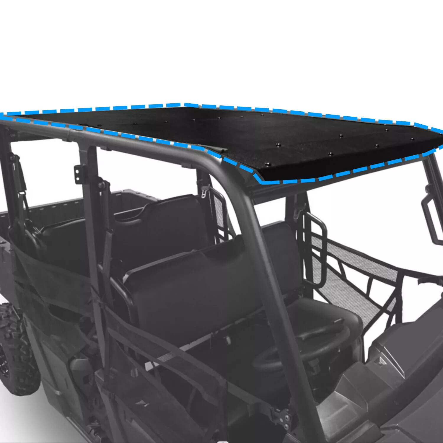 2 pcs Hard Top Roof Fit Polaris Ranger 570 Crew Mid-Size 2015-2019 4 Seat