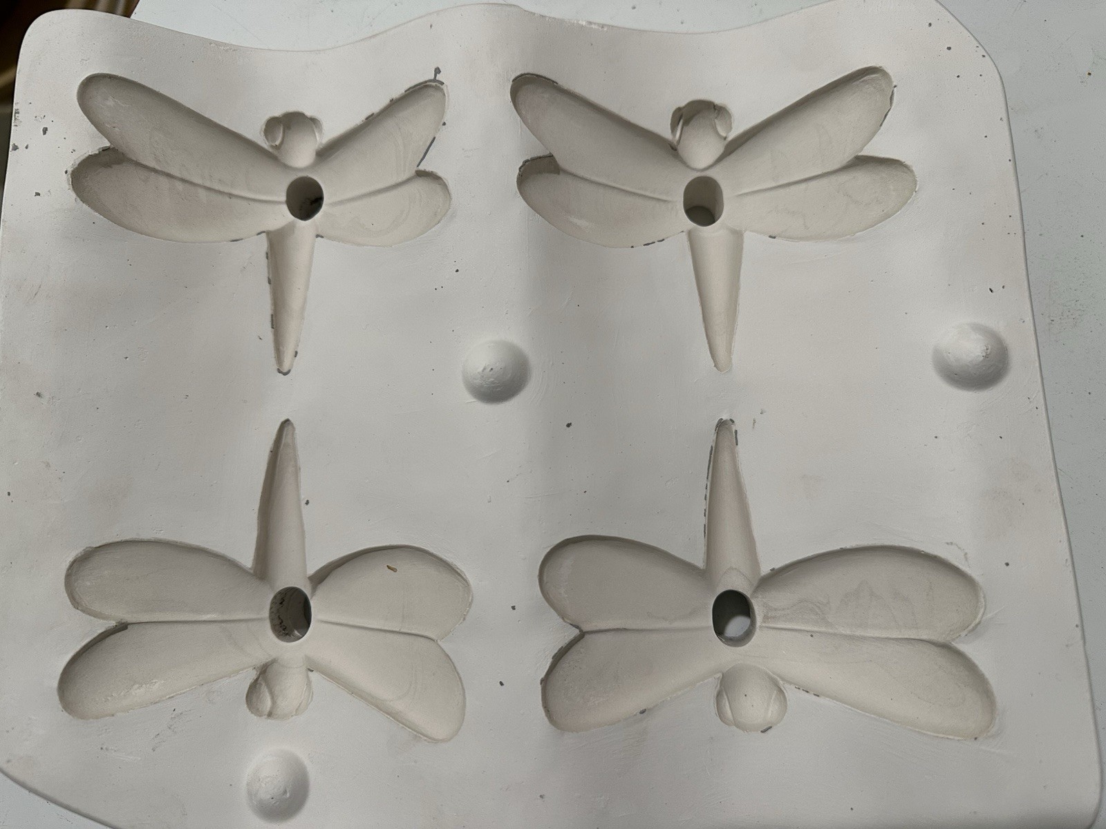 Clay Magic Inc 4119 Four Pack Dragonfly 2019 Ceramic Slip Mold
