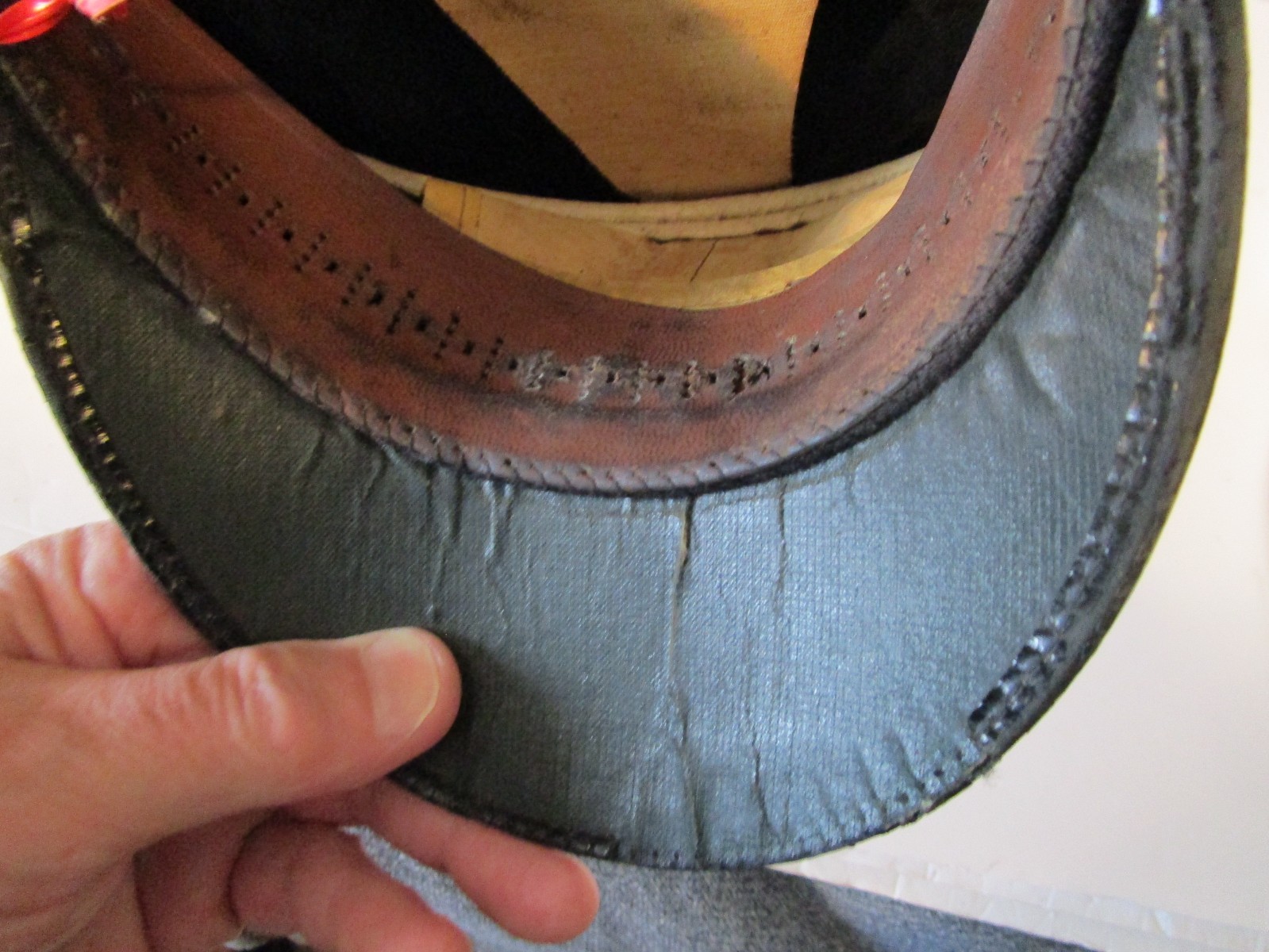 Pre WW2 Navy Ensign's Visor ID'ed