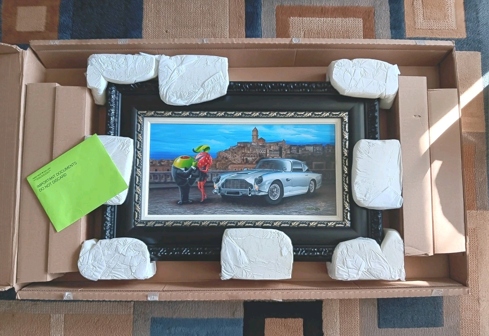 Michael Godard 007 In Europe James Bond Embellished Giclee LOW #21/200 COA