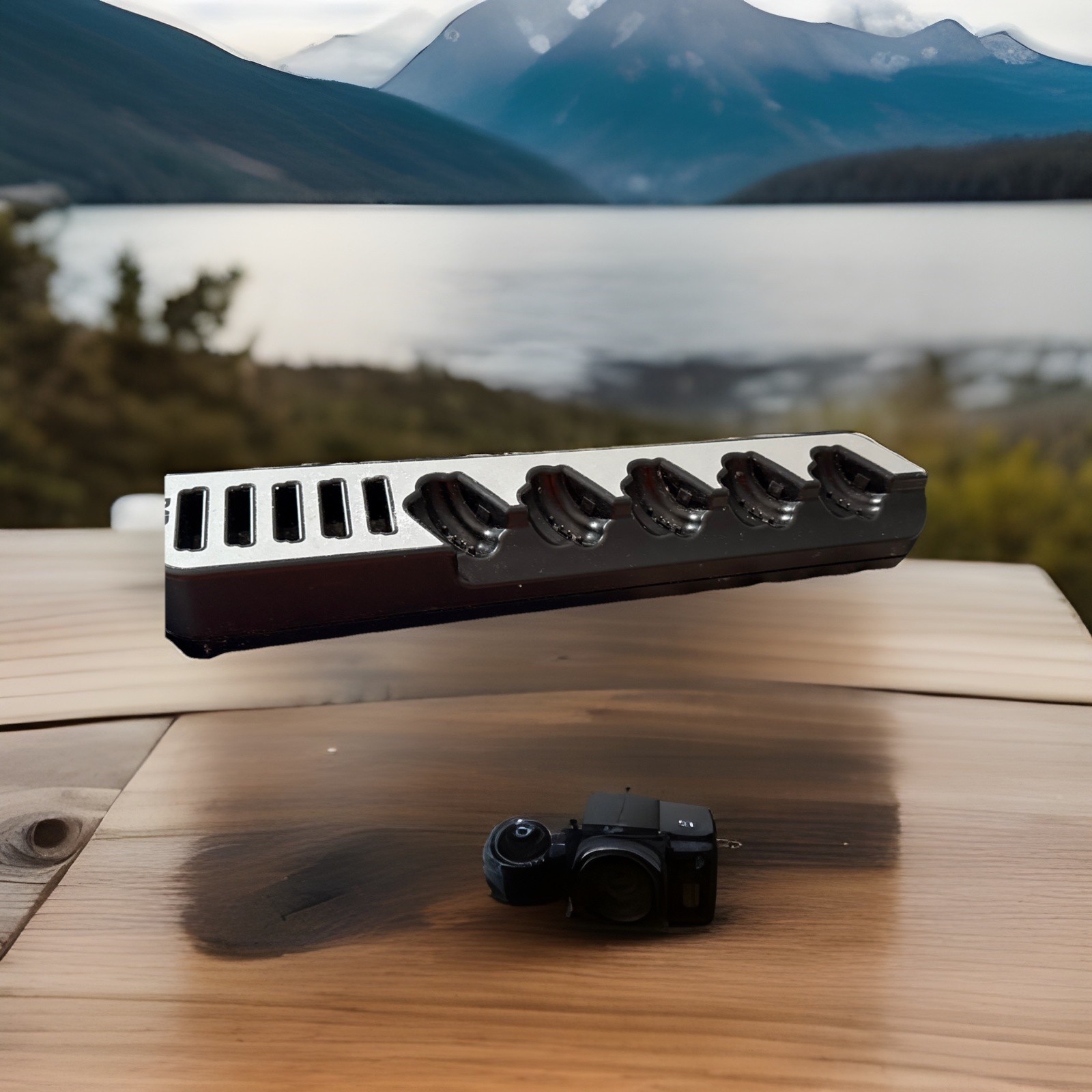 3M PAR G5 Drive Thru 5 Slot Battery Charger +5 Wireless Headset Charge Bays G5F1