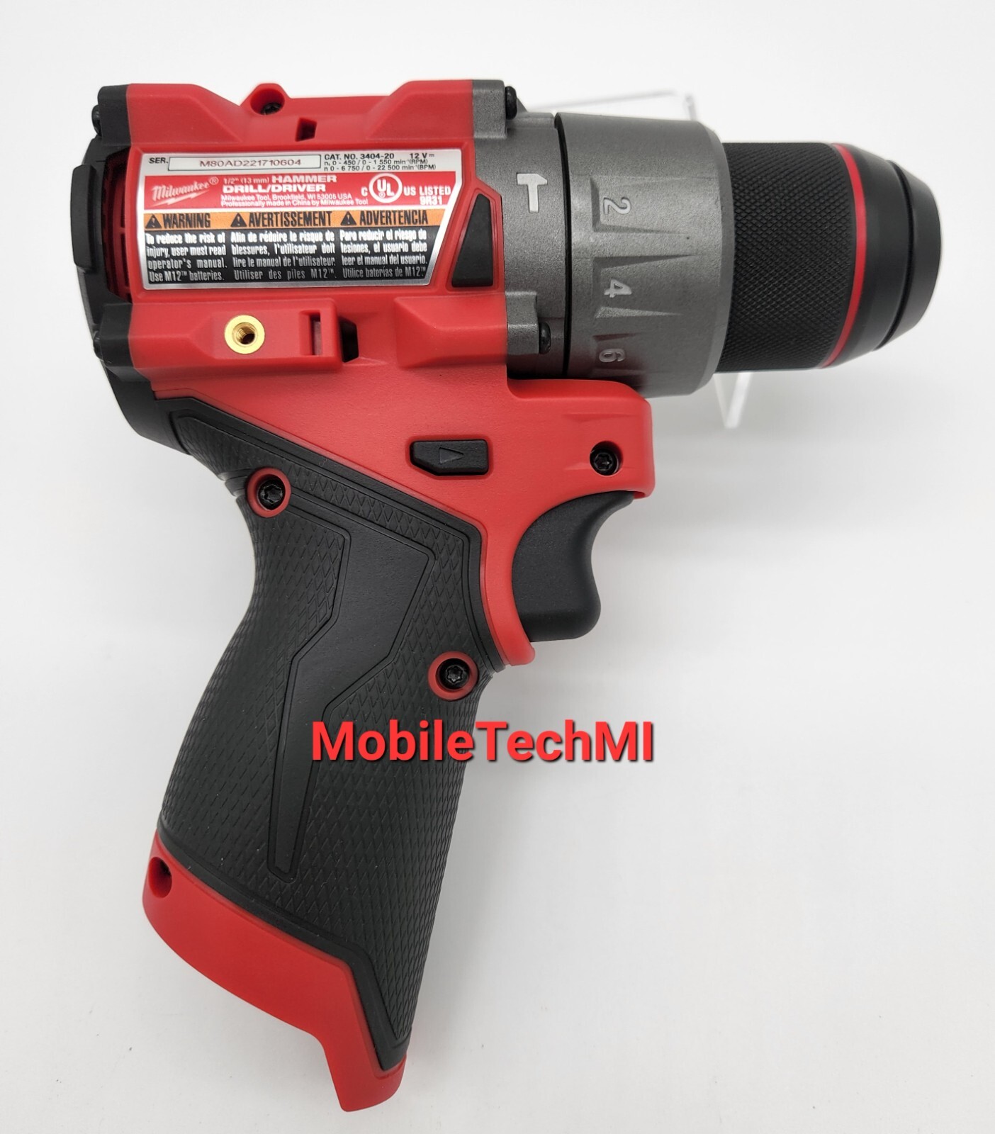 Milwaukee M12 FUEL 1/2" Hammer Drill Driver GEN 3 3404-20 - BRAND NEW in Plastic