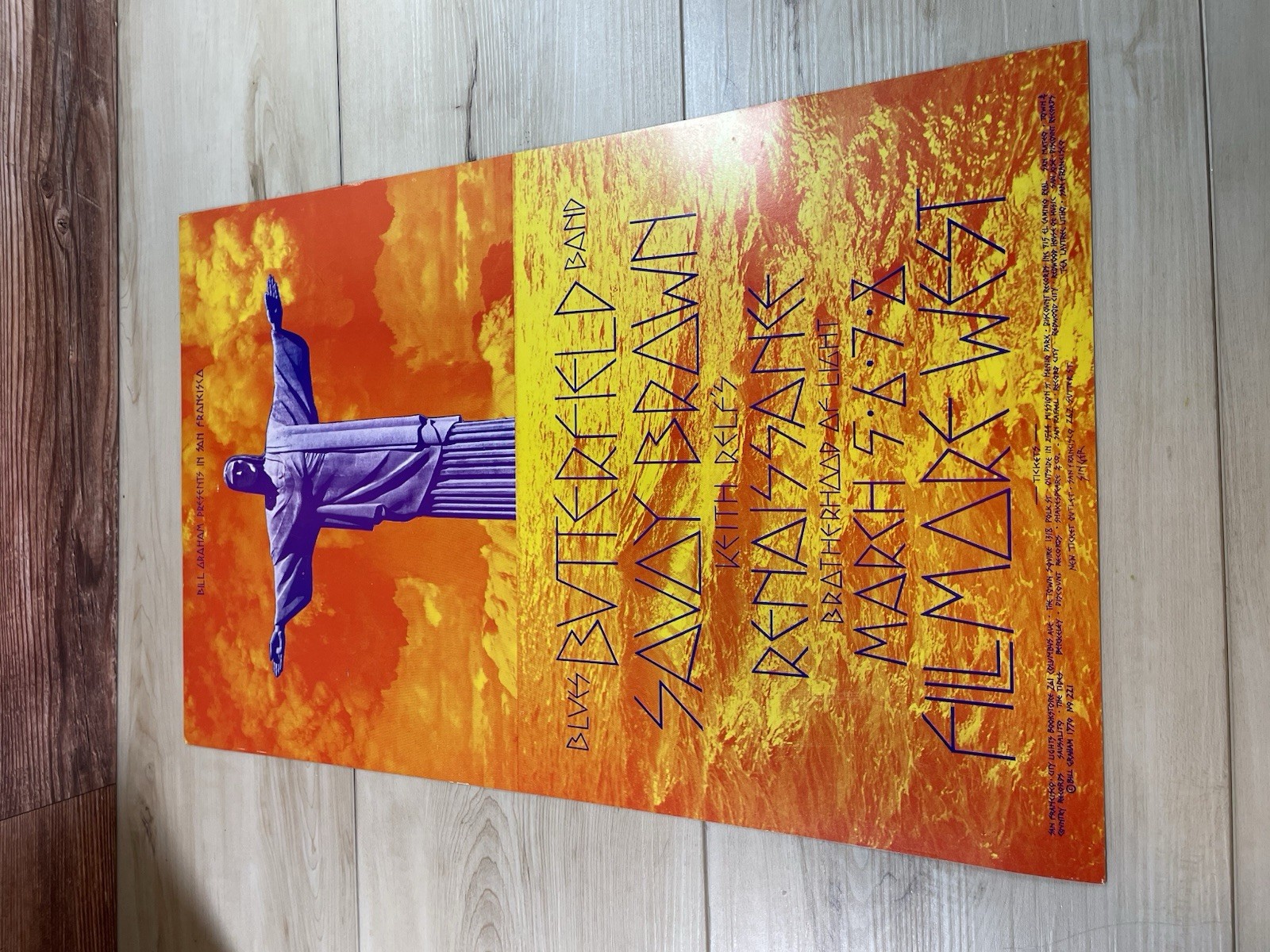 Butterfield Blues Band BG No 221 Show Print Poster 14x22