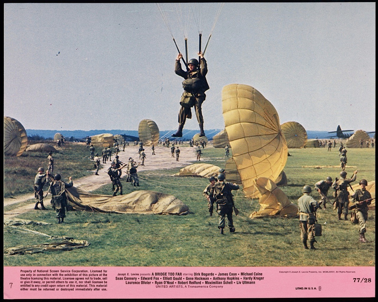 1977 A BRIDGE TOO FAR Lobby Card Set SEAN CONNERY Operation Market Garden WWII