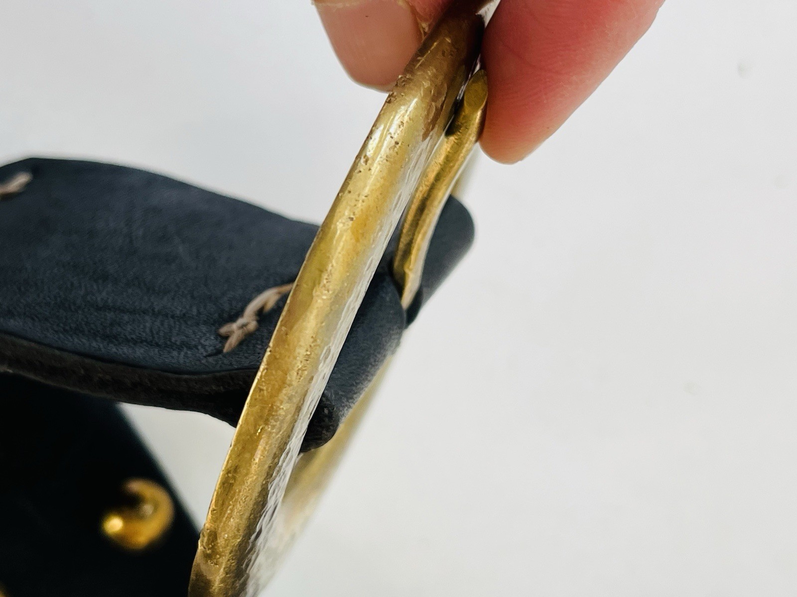 Mountain Man Leather Rendezvous Belt, Matching Knife/Sheath, Solid Brass Buckle