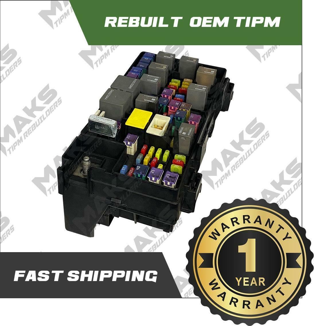 2012 Jeep Wrangler OEM Rebuilt TIPM Fuse Box 68105503