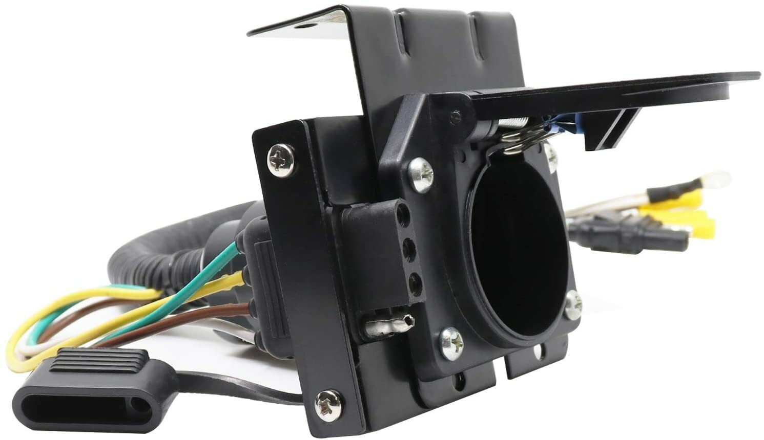 Universal Multi-Tow 4-Way to 7-Way Blade and 4 Pin Flat Trailer Light Connector