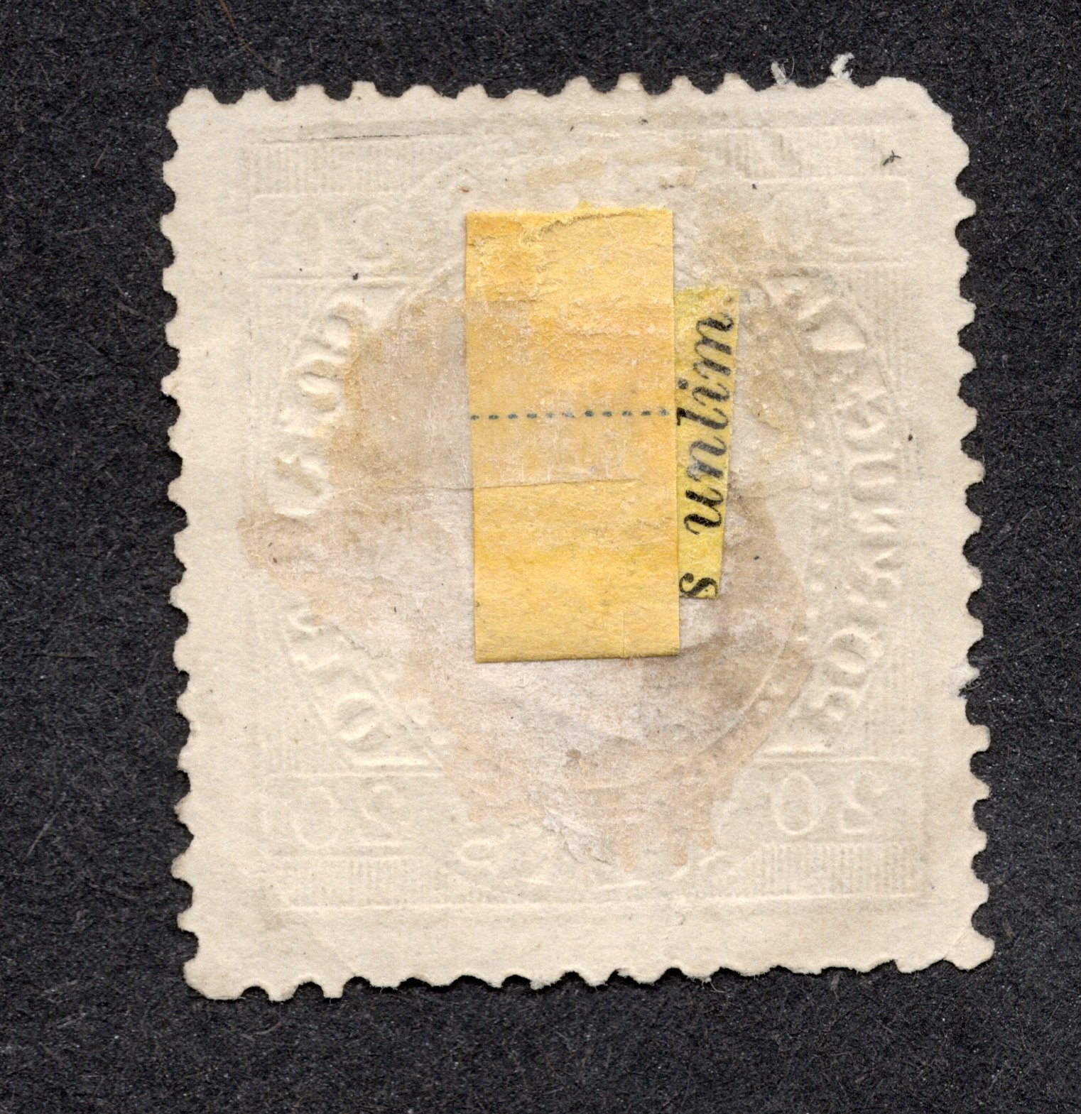 Portugal 1870-84 King Luiz 20 Reis bister Used VLH Scott Cat# 39