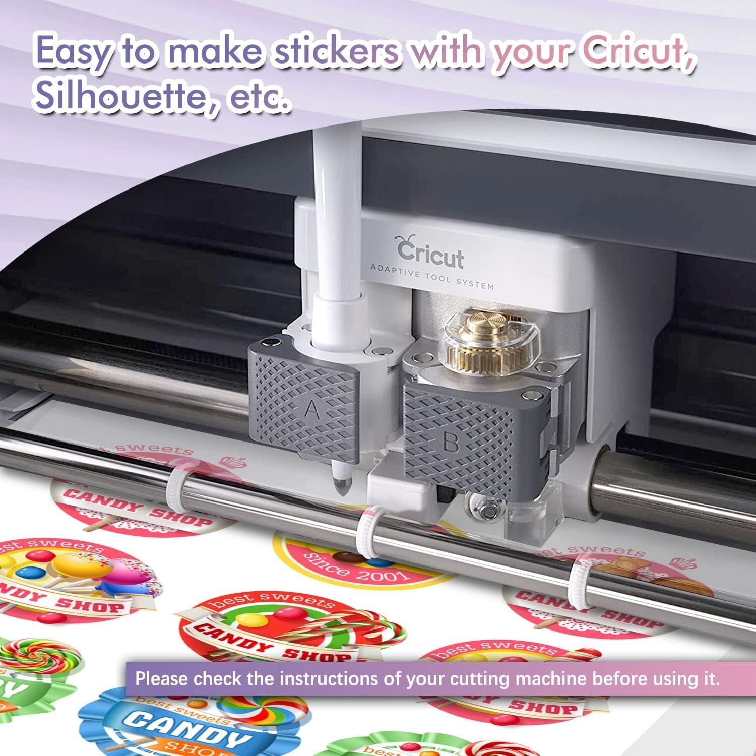 Koala Vinyl Sticker Paper 13x19 Glossy Waterproof 30PK for Inkjet Laser Printer