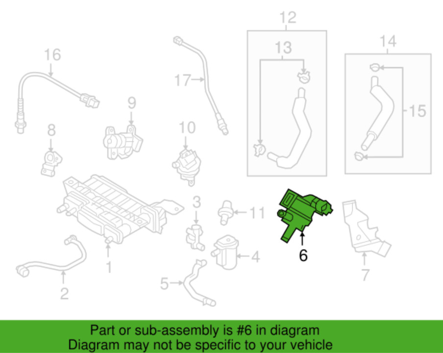 GENUINE ! PURGE CONTROL VALVE FOR 2011-20 HYUNDAI 2012-19 KIA OE# 28910-2E000