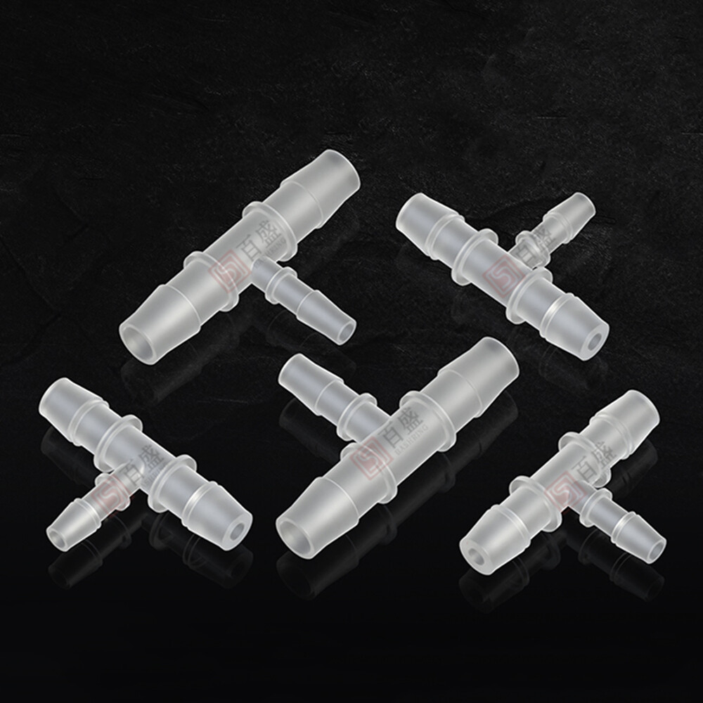 2-20mm T Piece 3 Way Plastic Joiner Barbed Reducer Connector Pipe Hose Water