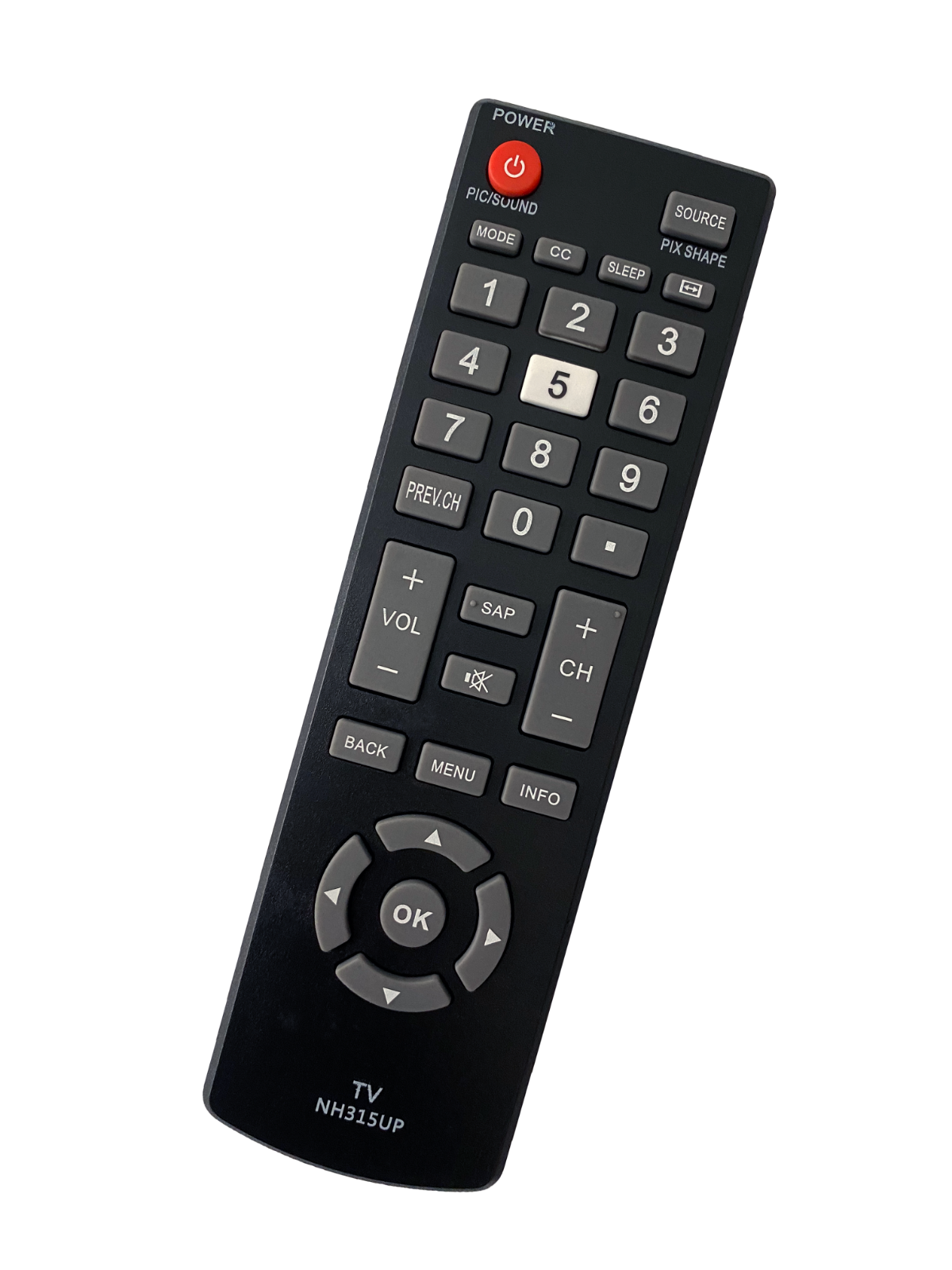 NH315UP New Sanyo TV Remote for Sanyo LED HDTV Smart TV NH315UP