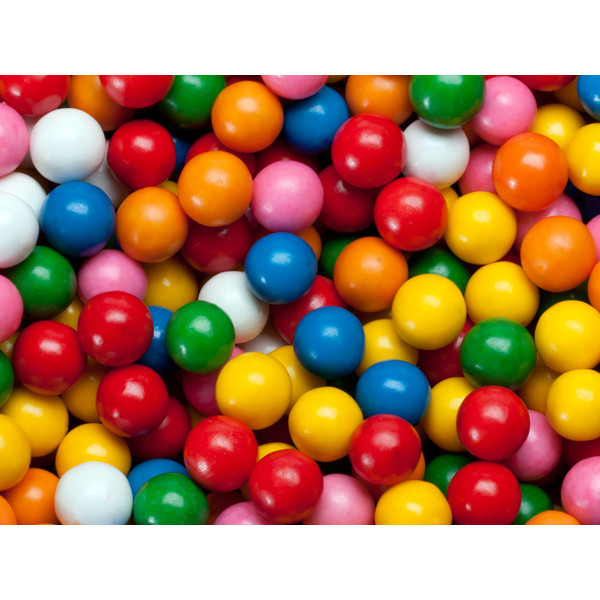 200 ASSORTED GUMBALLS 1 INCH VENDING DUBBLE BUBBLE BULK GUM BALLS FREE SHIPPING