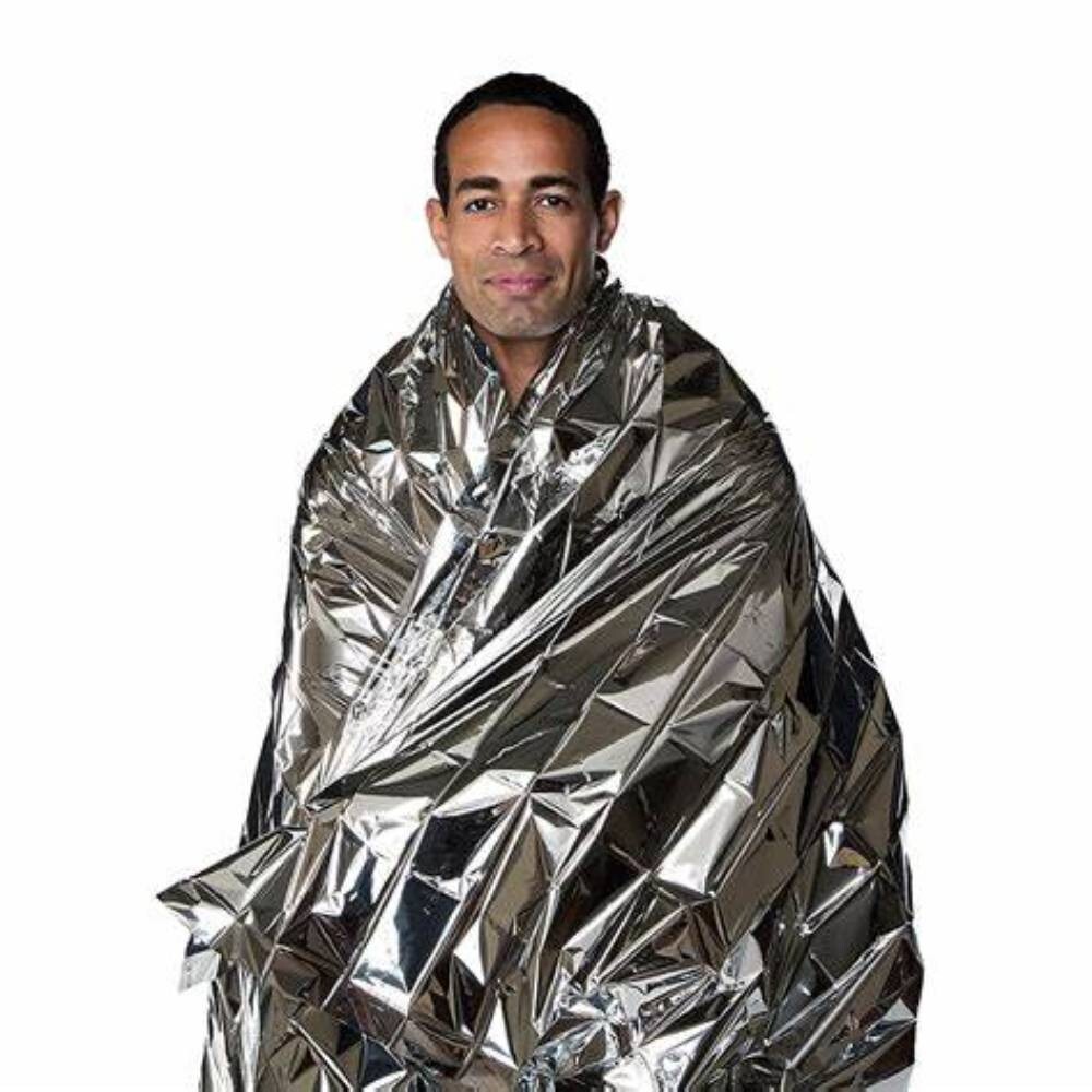 Emergency Mylar Thermal Blankets (Pack of 10), New, Free Shipping ! Large