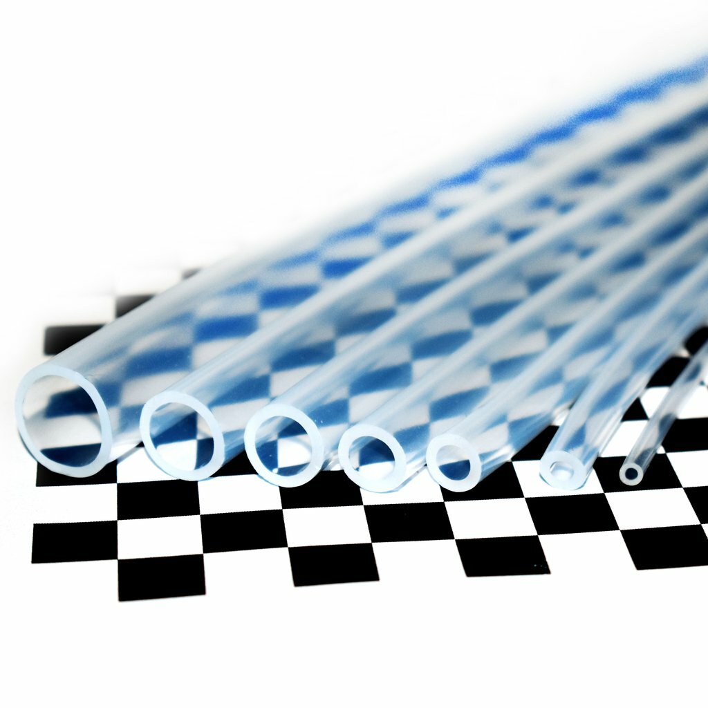 ULTRA CLEAR PURE SILICONE TUBING BY THE FOOT - ALL SIZES