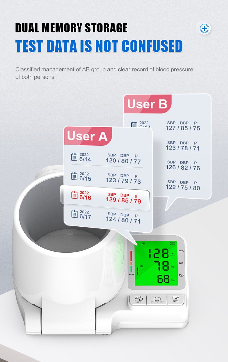 Digital Blood Pressure Monitor Blood Pressure Machine Upper Arm
