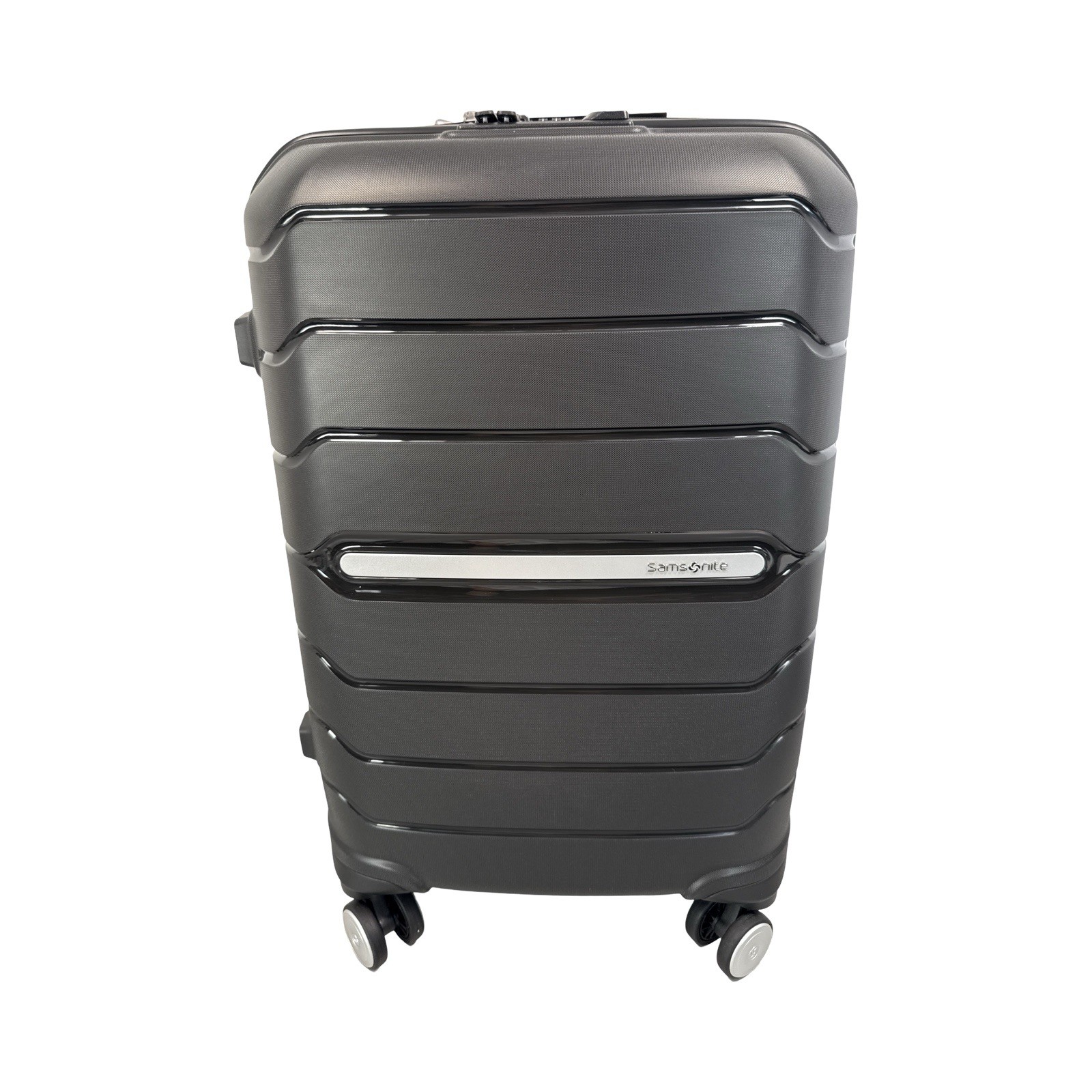 Samsonite 21" Freeform Hardside Carry-On Luggage with Spinner Wheels, Black