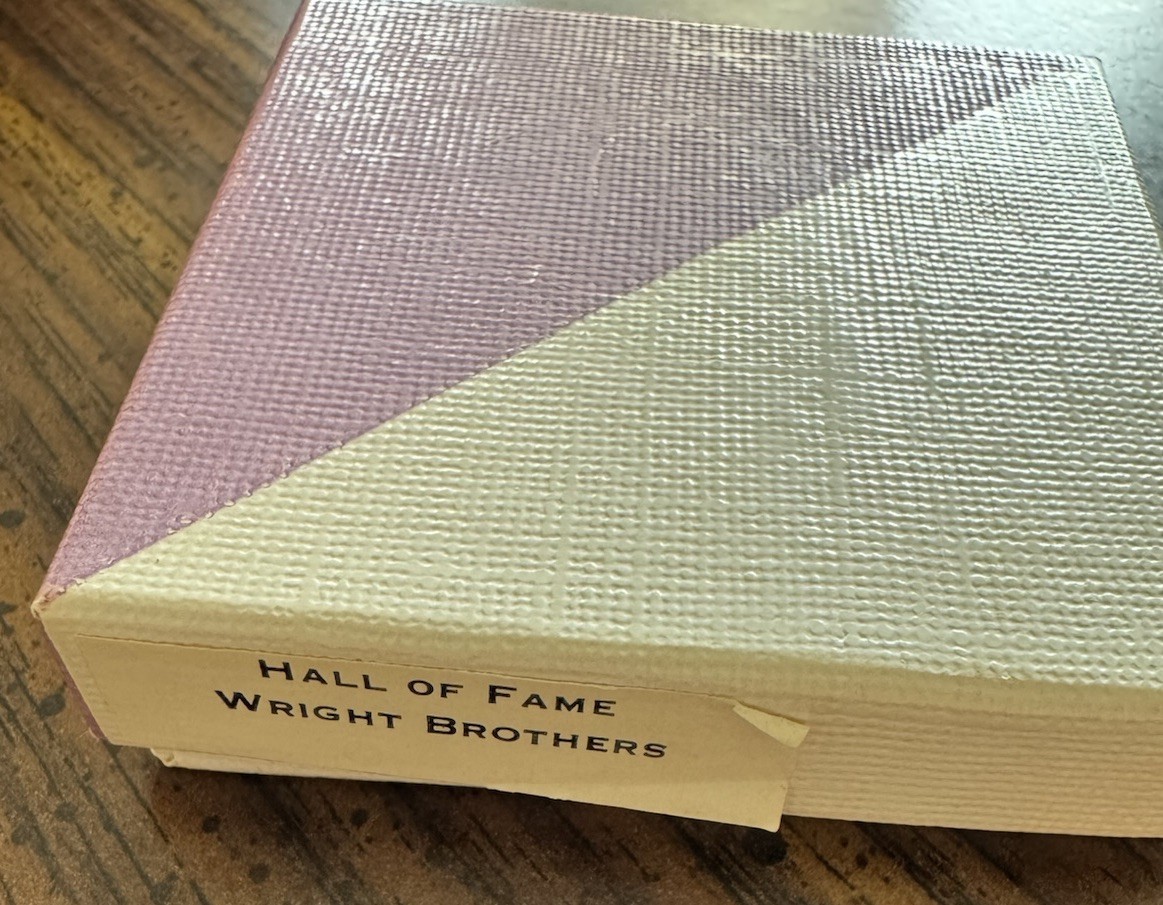 Wright Bros Great American NYU HOF Bronze Medal Medallic Art Co In Box Rare