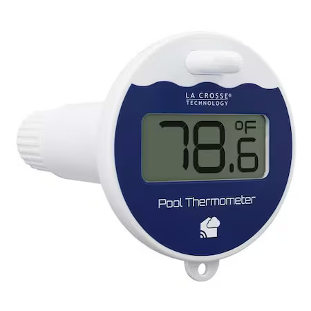 La Crosse Technology Ltv-Pool-Int Pool Thermometer, Blue/White
