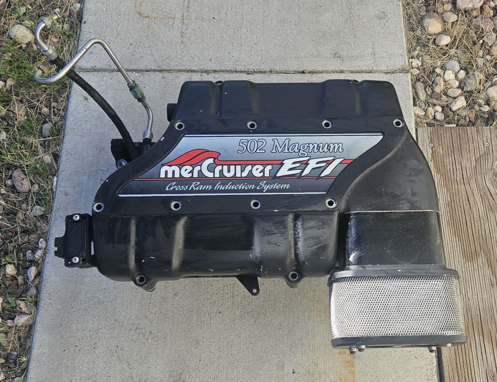 MerCruiser EFI 502 Magnum Upper & Lower Intake Manifold, Wiring Harness, ECM NR!